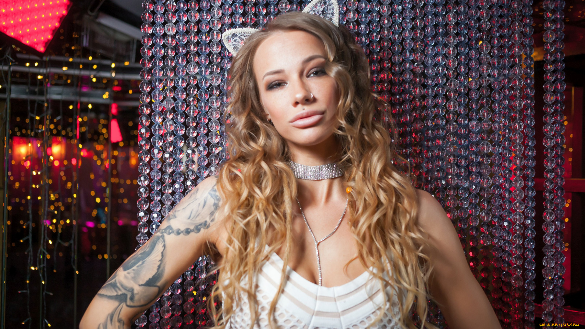 девушки, -, блондинки, , светловолосые, golden, girls, ночной, клуб, модель