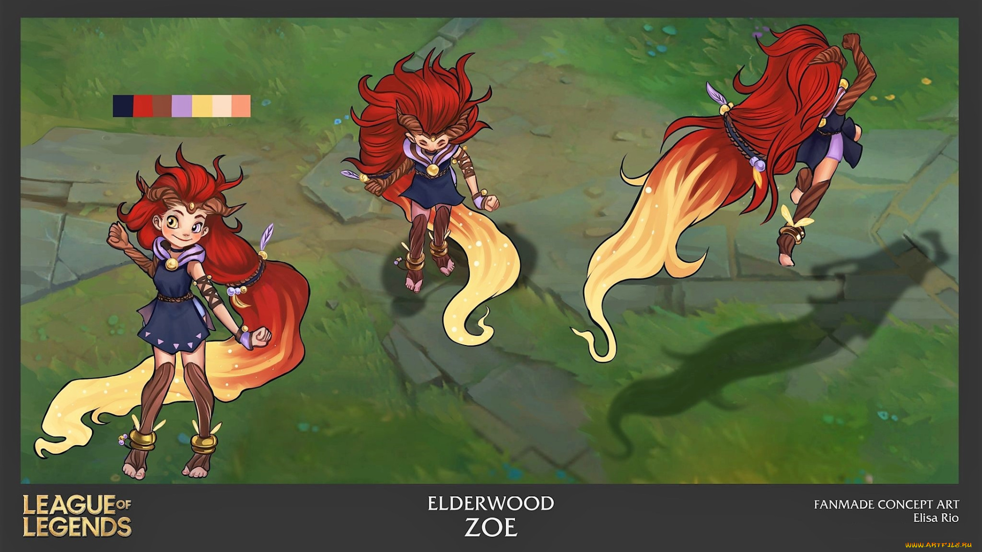 видео, игры, league, of, legends, zoe, ракурсы