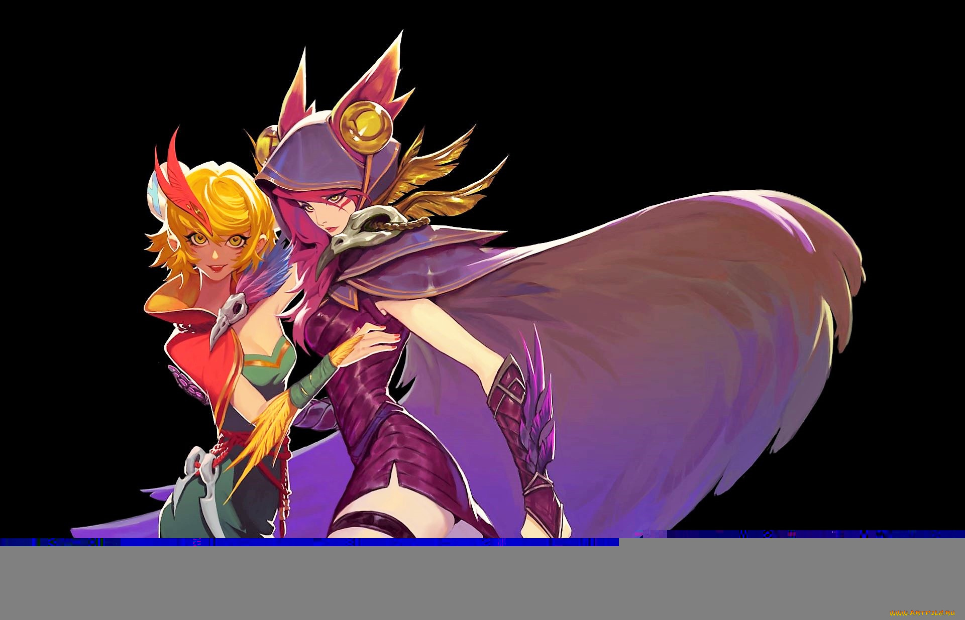 видео, игры, league, of, legends, xayah