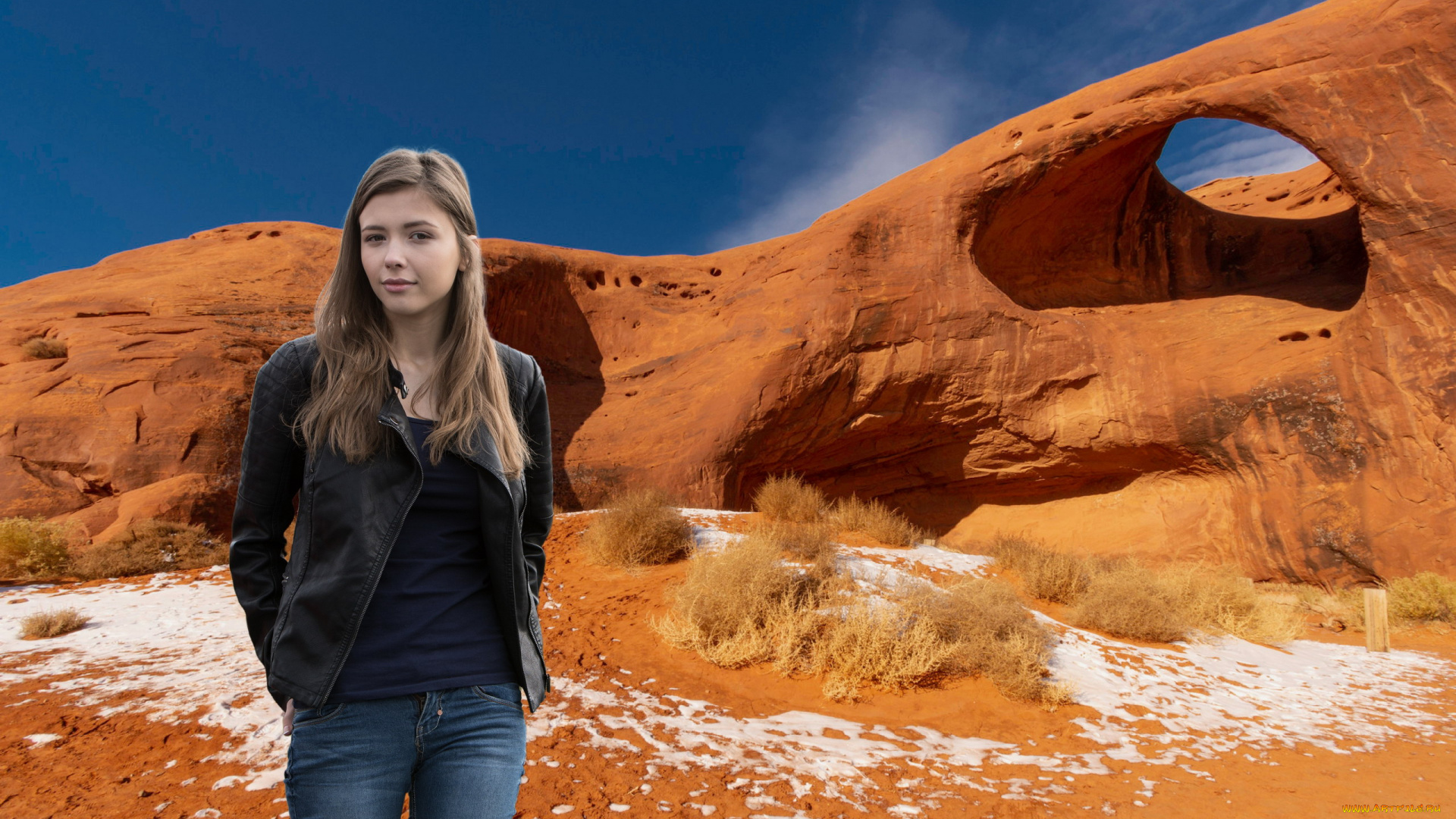 девушки, mila, azul, , екатерина, волкова, скалы, поза, джинсы, куртка