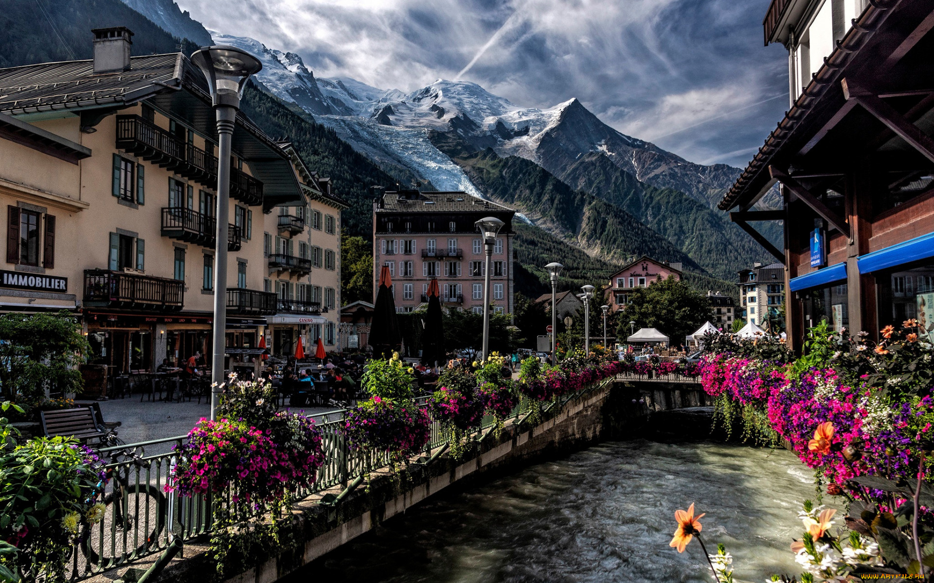 chamonix, mont, blanc, france, города, -, улицы, , площади, , набережные, chamonix, mont, blanc