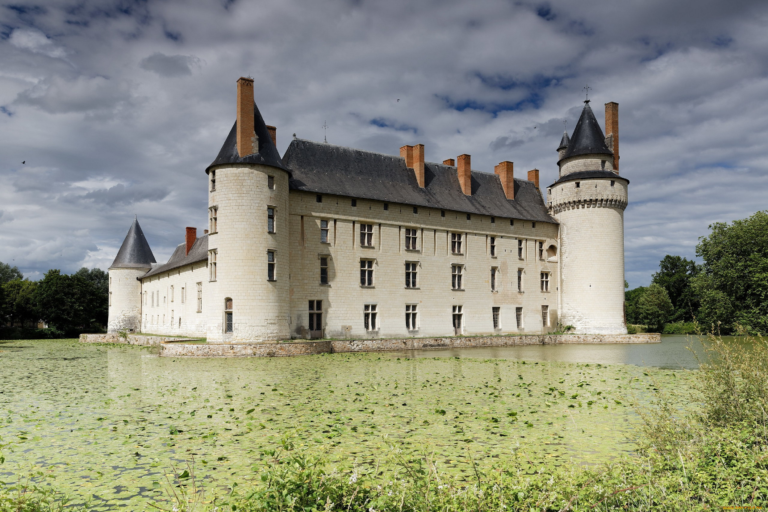 chateau, du, plessis-bourre, france, города, замки, франции, chateau, du, plessis-bourre