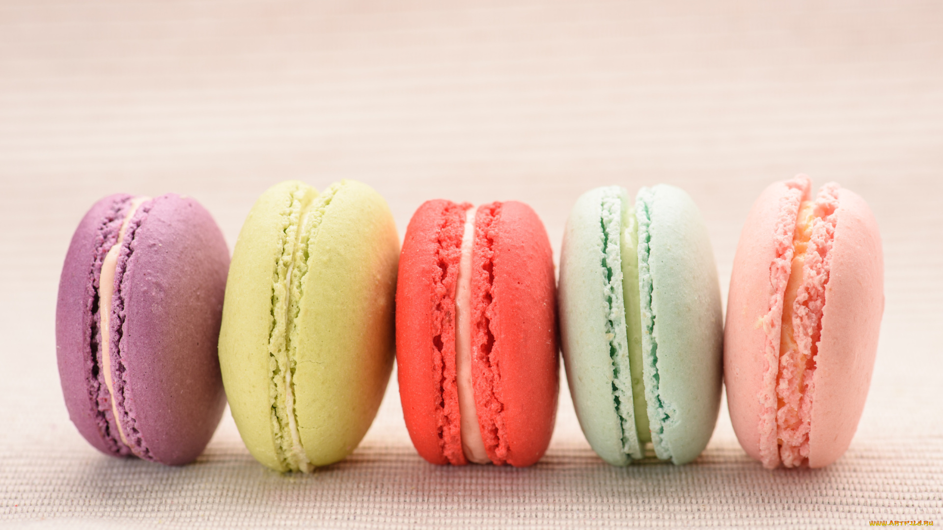 еда, макаруны, лакомство, ассорти