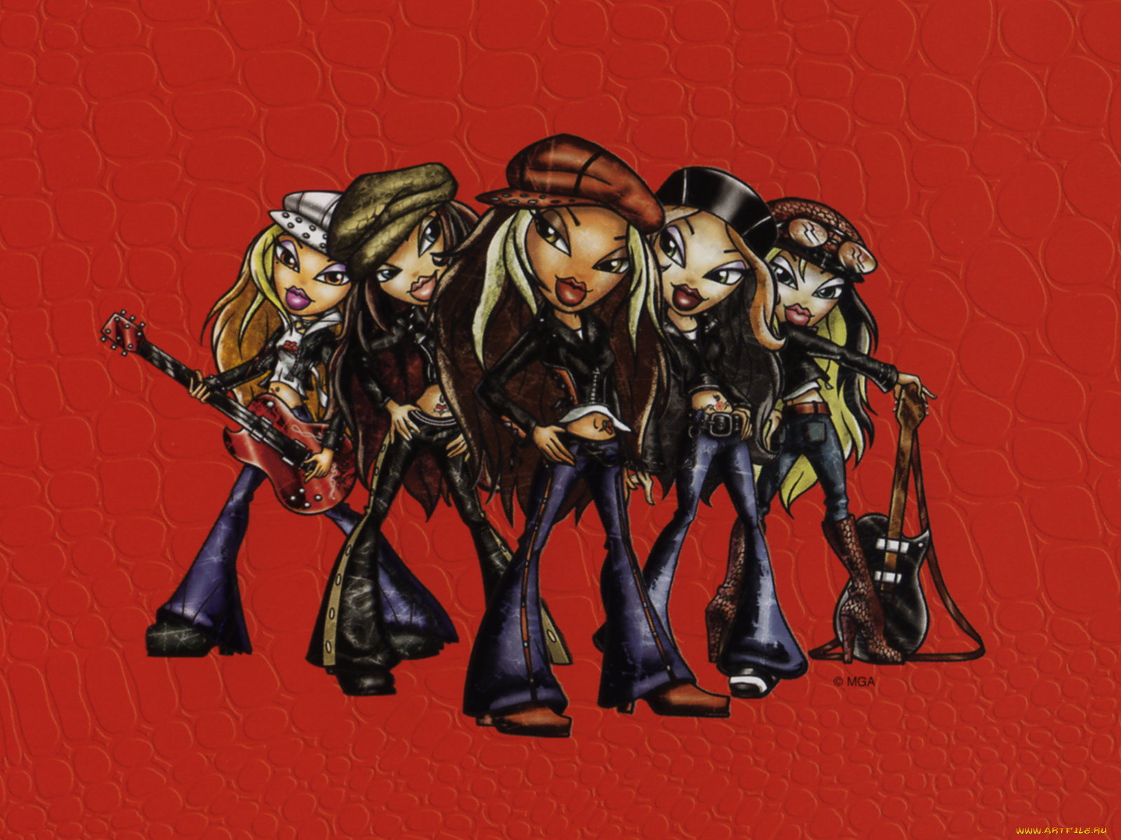 bratz, rock, angelz, мультфильмы