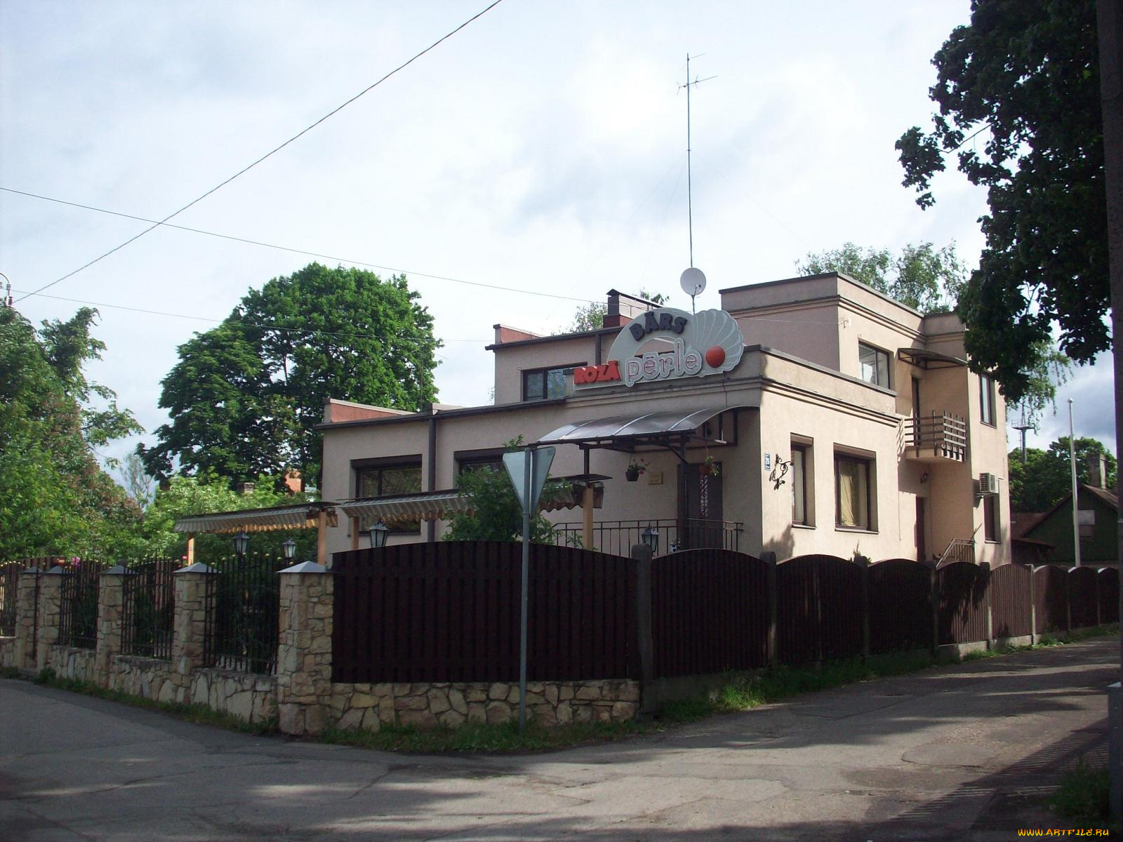 рига, бар, розовая, жемчужина, города, латвия