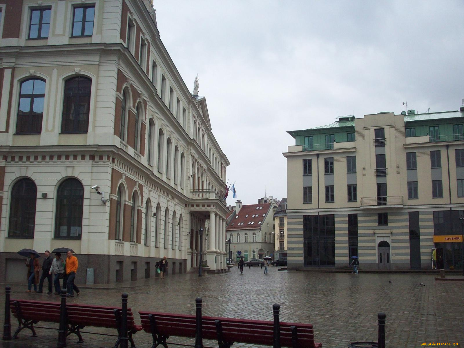 старая, рига, города, латвия