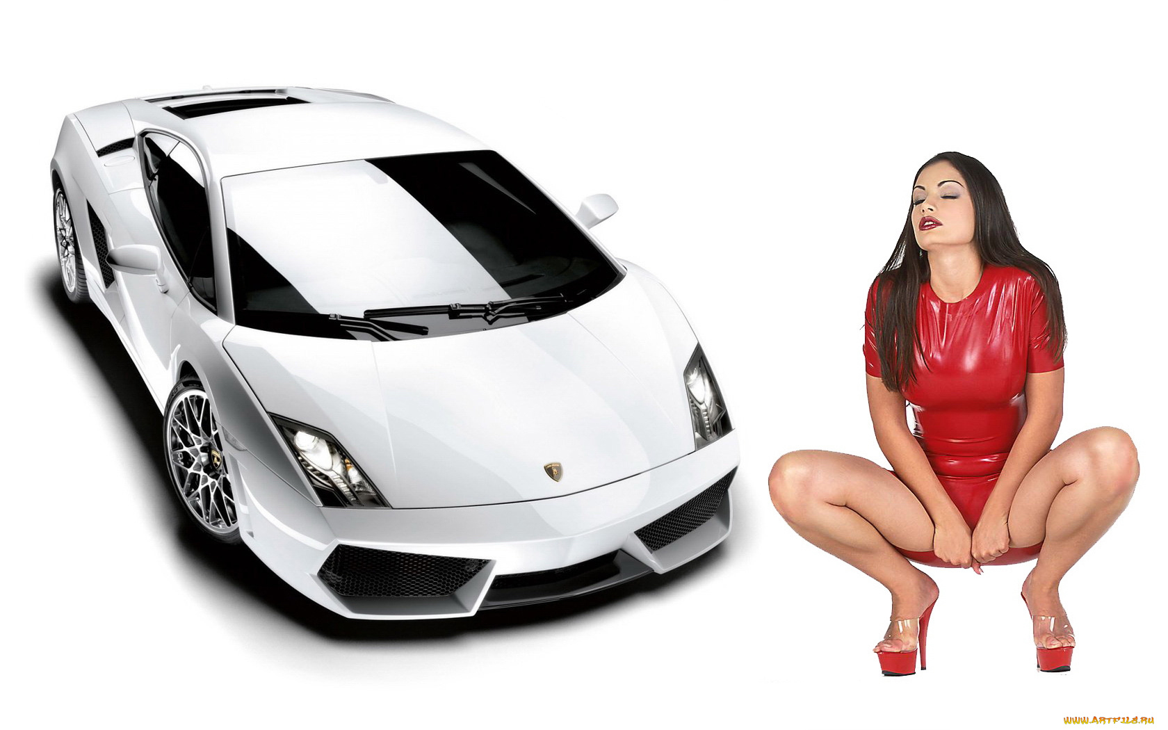 автомобили, авто, девушками