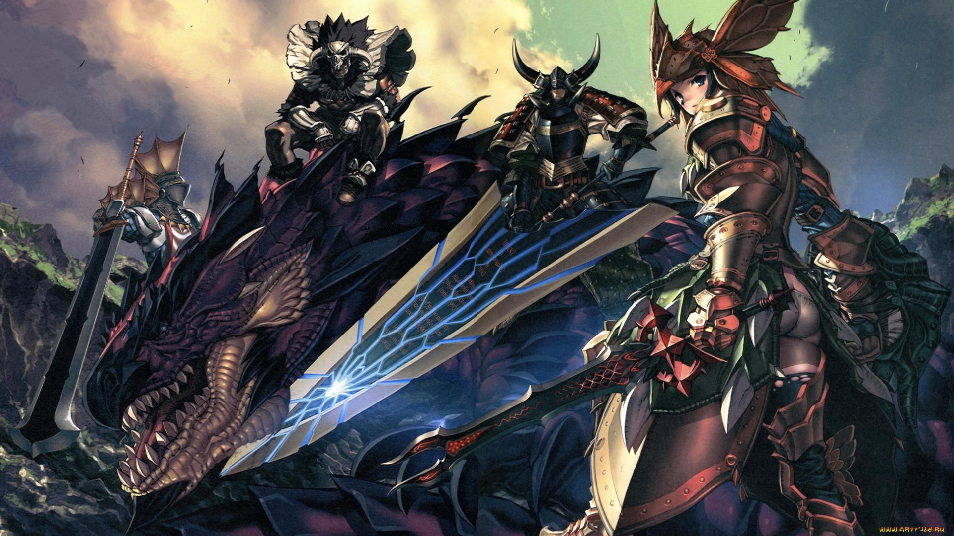 аниме, weapon, blood, technology