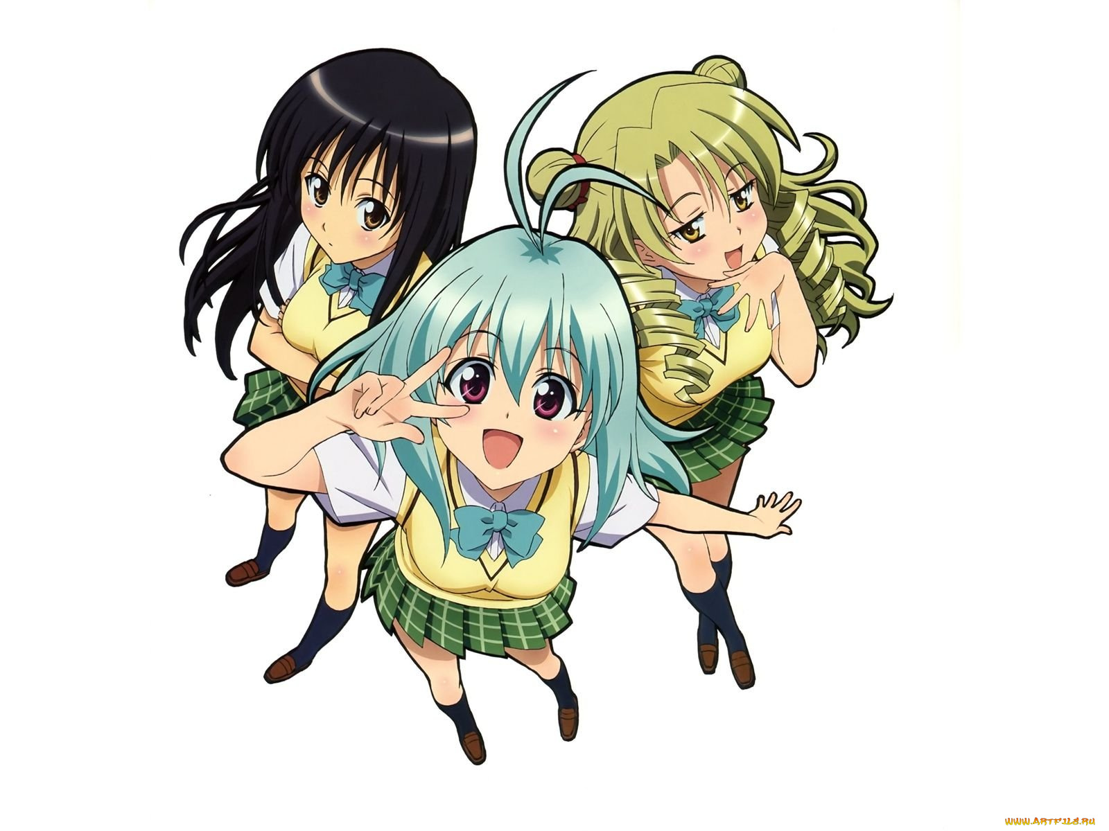 аниме, to, love, ru, девушки