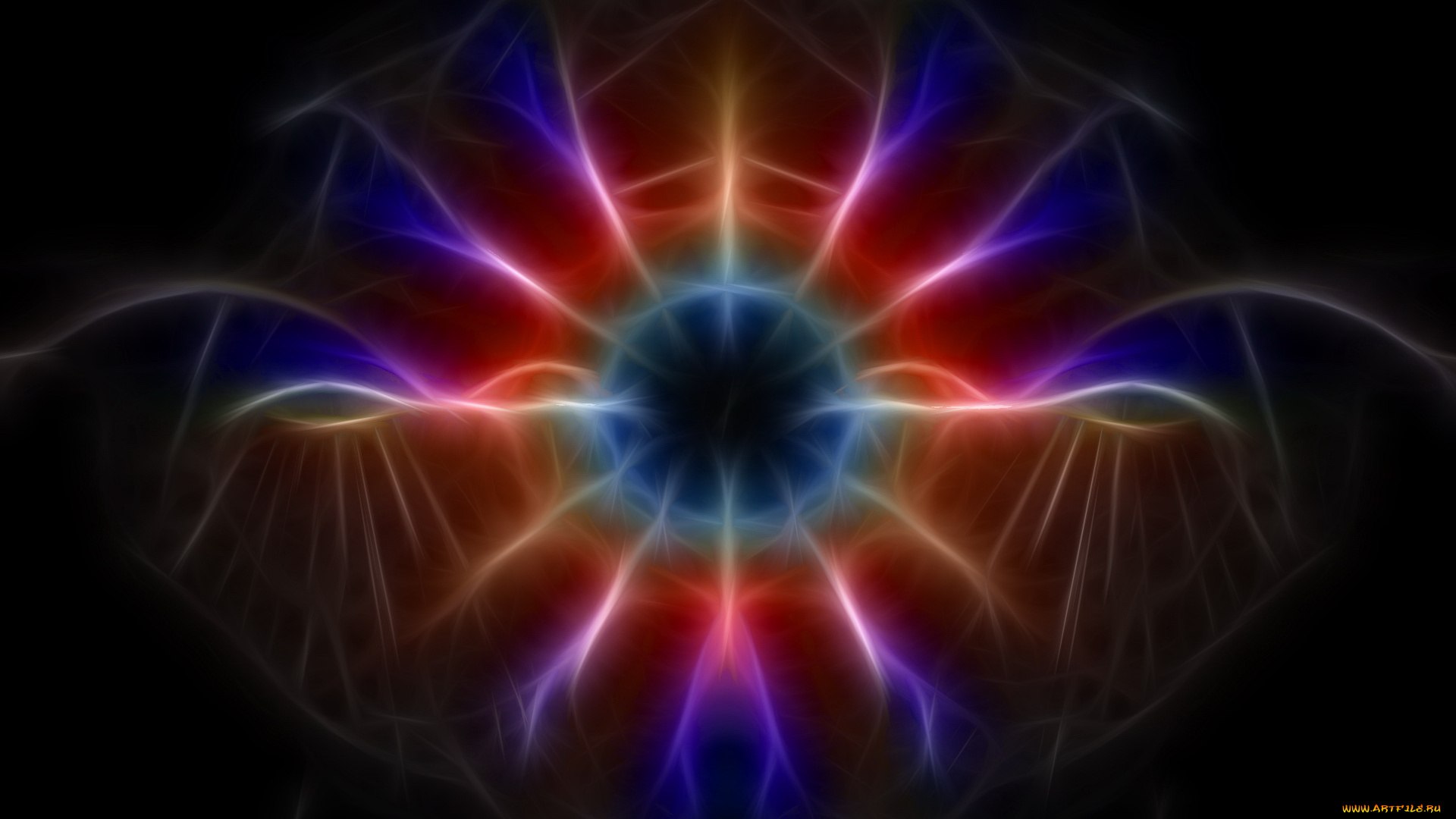 3д, графика, fractal, фракталы, тёмный, узор, фрактал