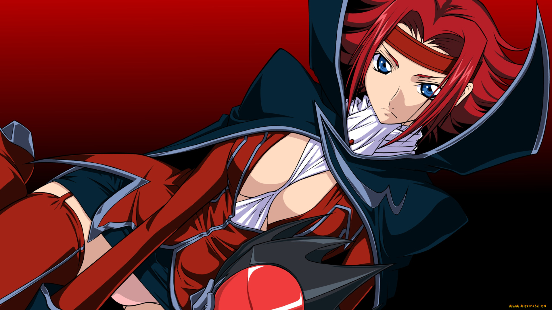 аниме, code, geass, девушка