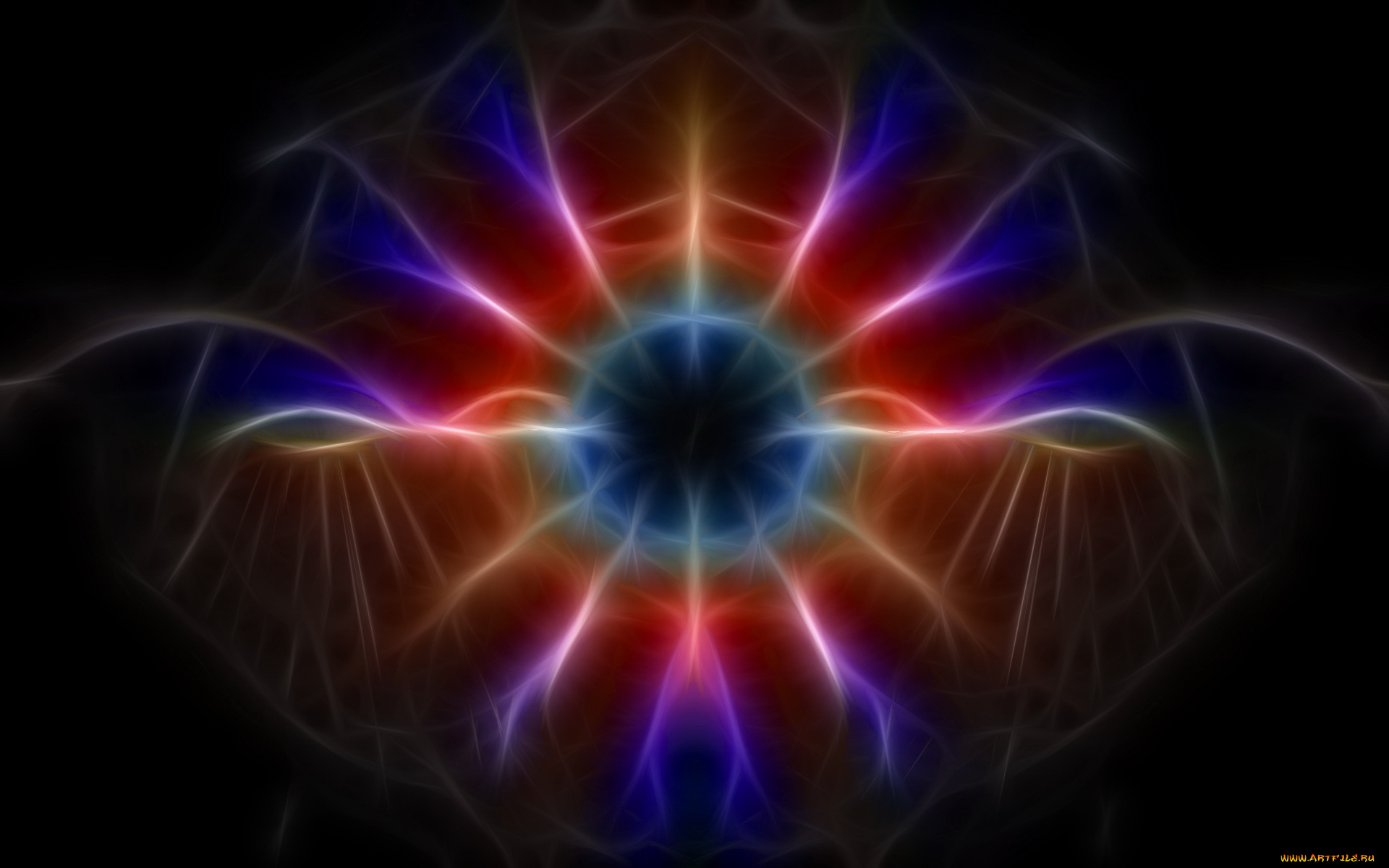 3д, графика, fractal, фракталы, тёмный, узор, фрактал