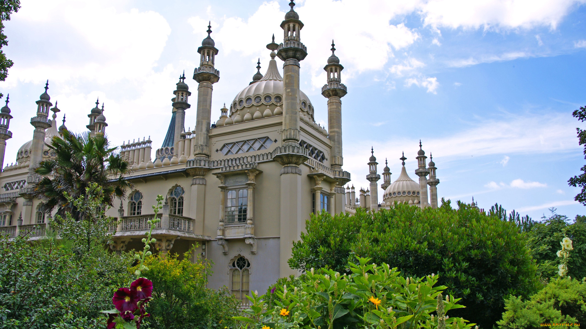 royal, pavilion, brighton, england, города, дворцы, замки, крепости, парк, англия, брайтон, королевский, павильон