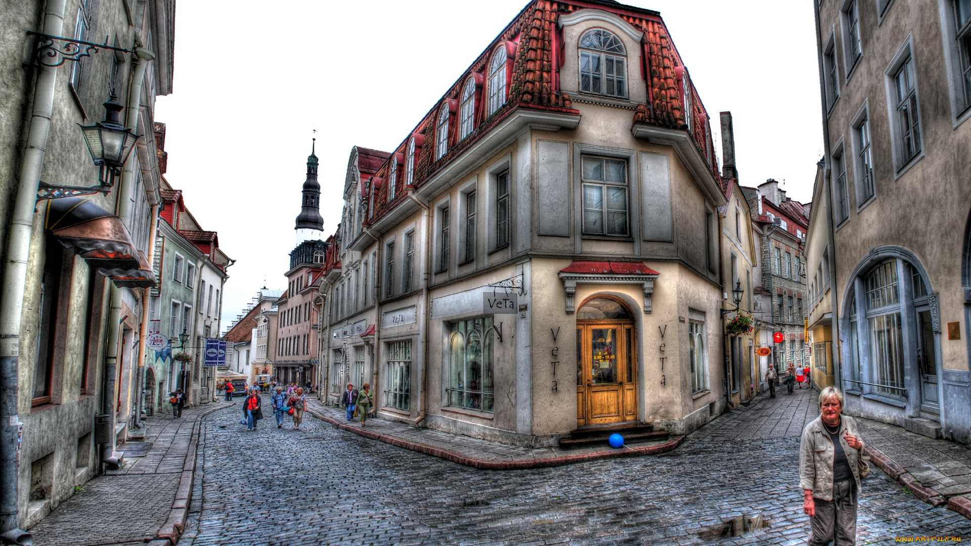 таллин, города, эстония, улица, дома