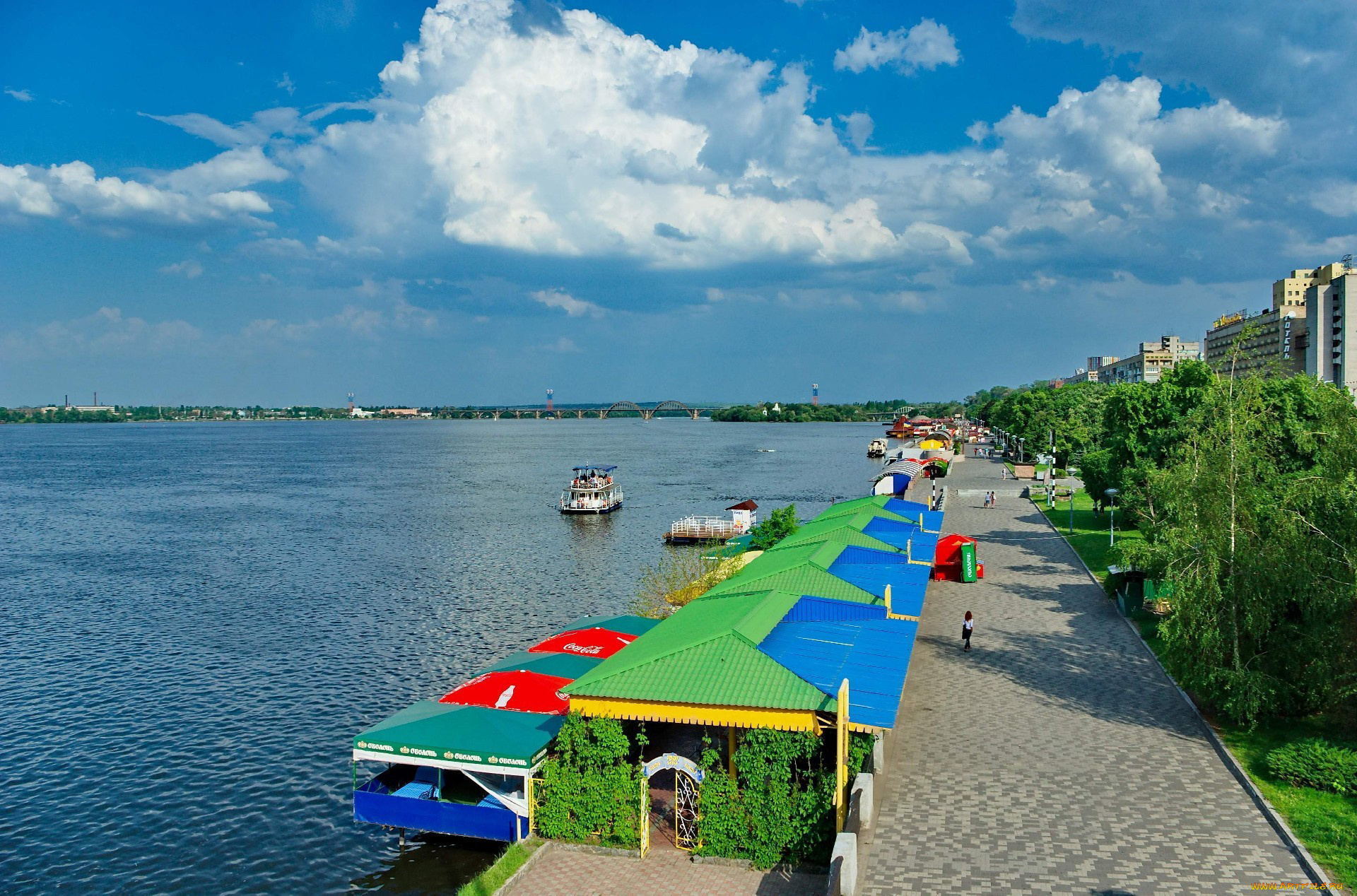 города, улицы, площади, набережные, река, набережная, палатки