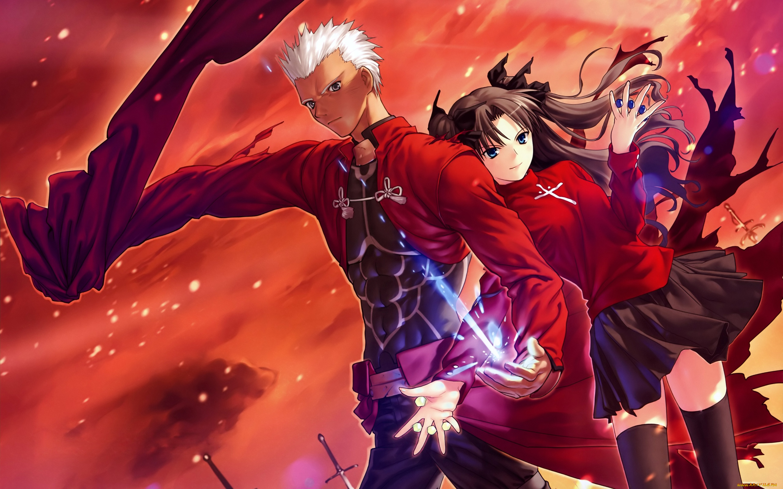 аниме, fate, stay, night