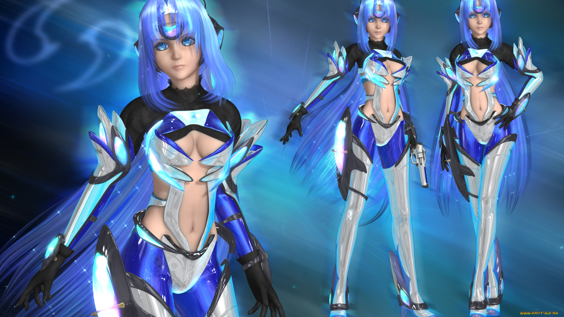 3д, графика, anime, аниме, девушки, vocaloid