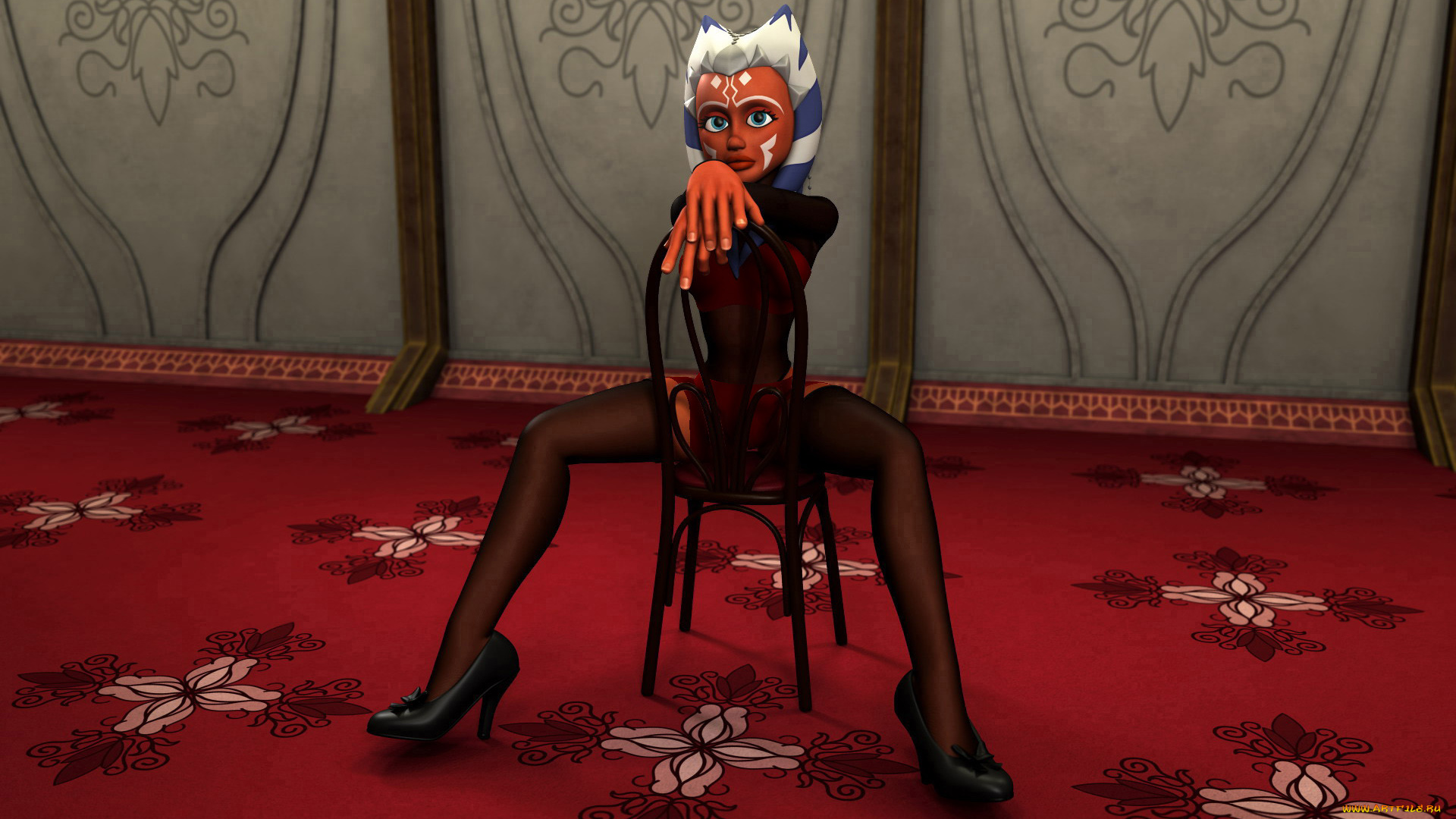 3д, графика, creatures, существа, девушка, существо