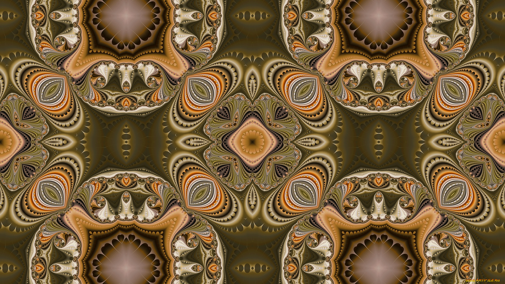 3д, графика, fractal, фракталы, узор, цвета