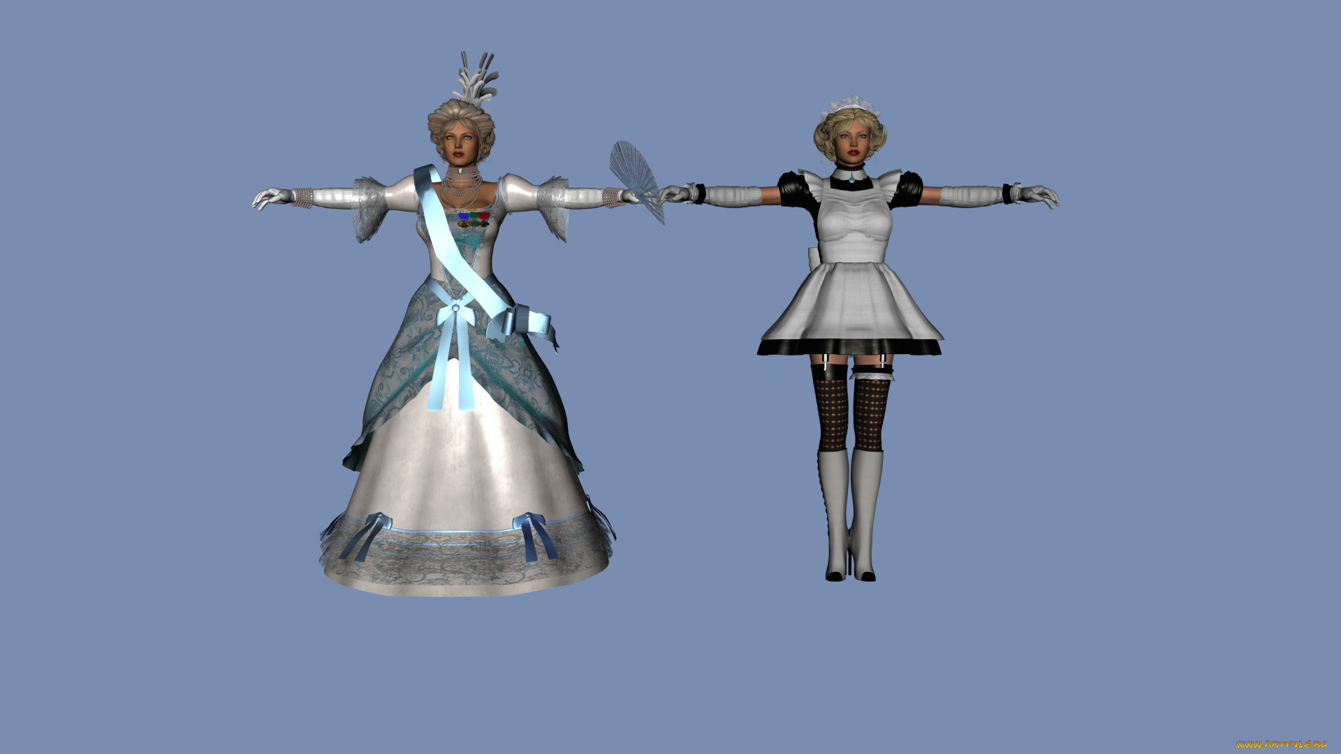 3д, графика, people, люди, девушки