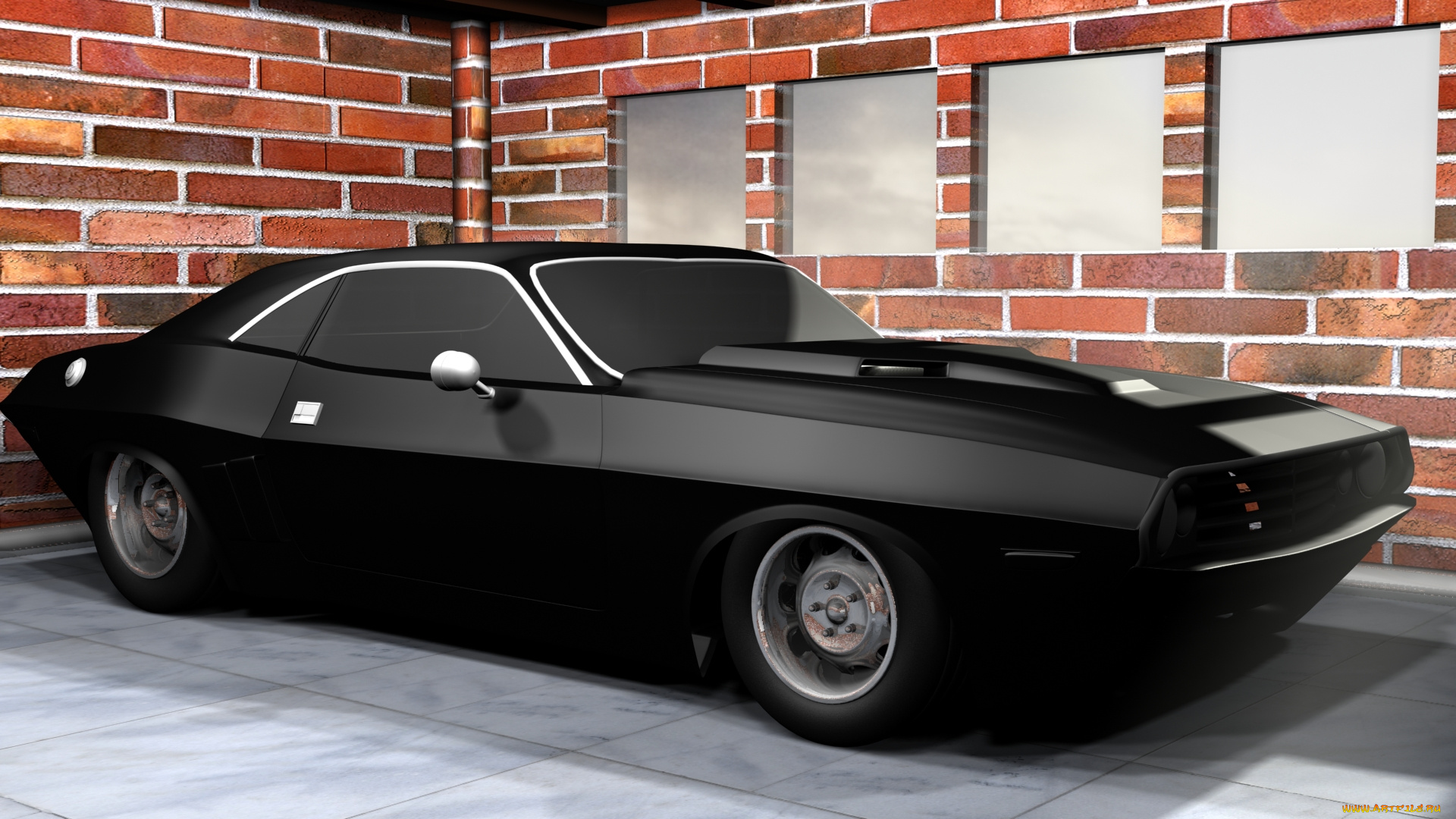 автомобили, 3д, dodge