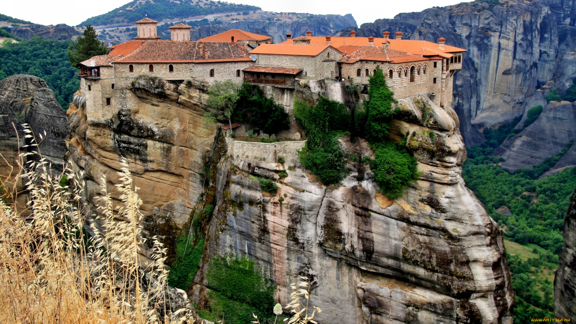 города, православные, церкви, монастыри, горы, скала, дома