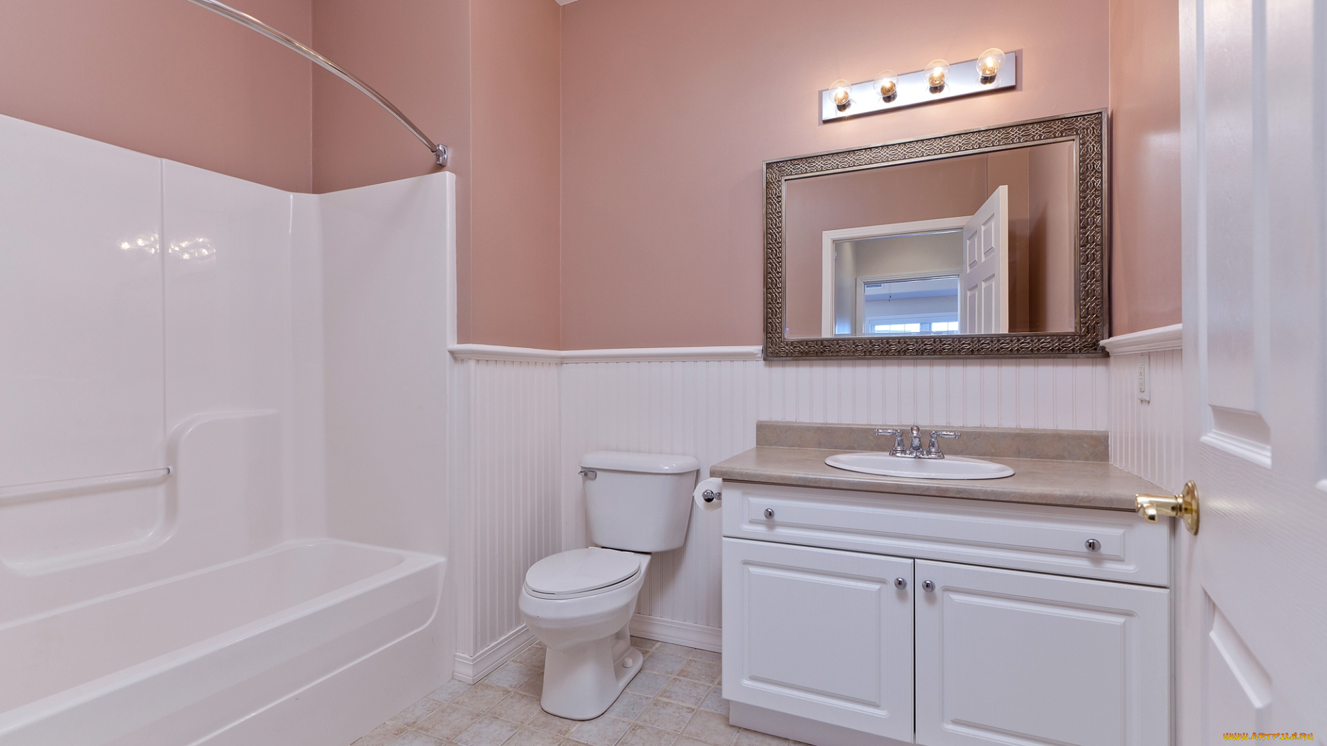 интерьер, ванная, туалетная, комнаты, ванна, унитаз