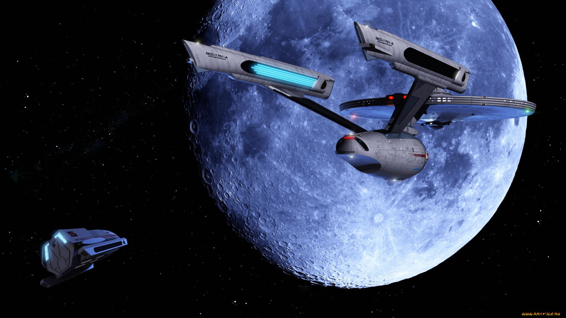 космос, арт, планета, звезды