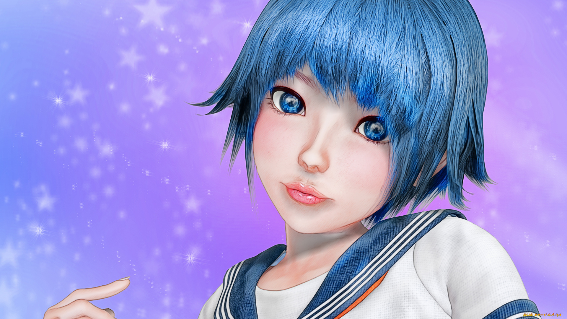 рисованные, дети, девочка