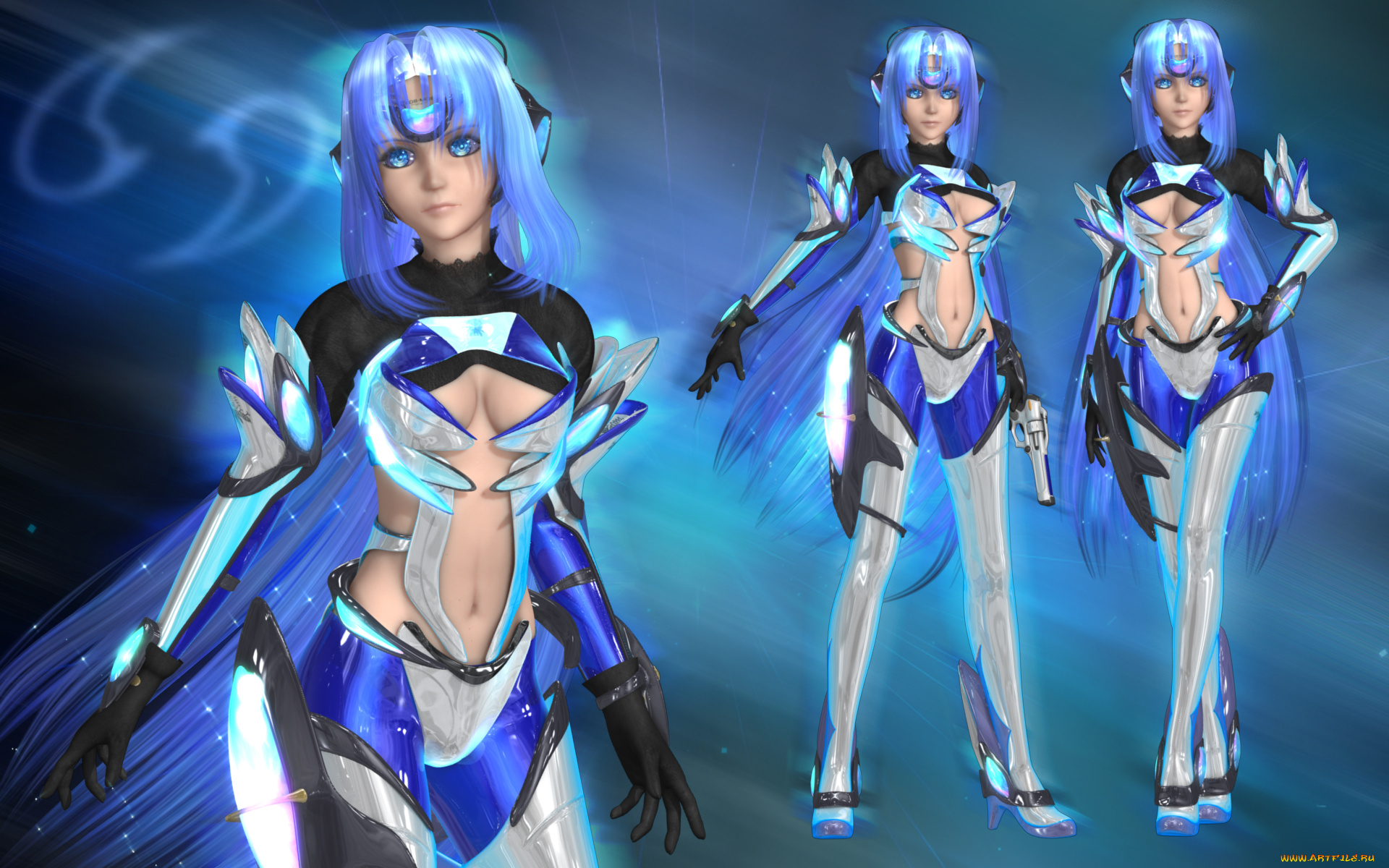 3д, графика, anime, аниме, девушки, vocaloid