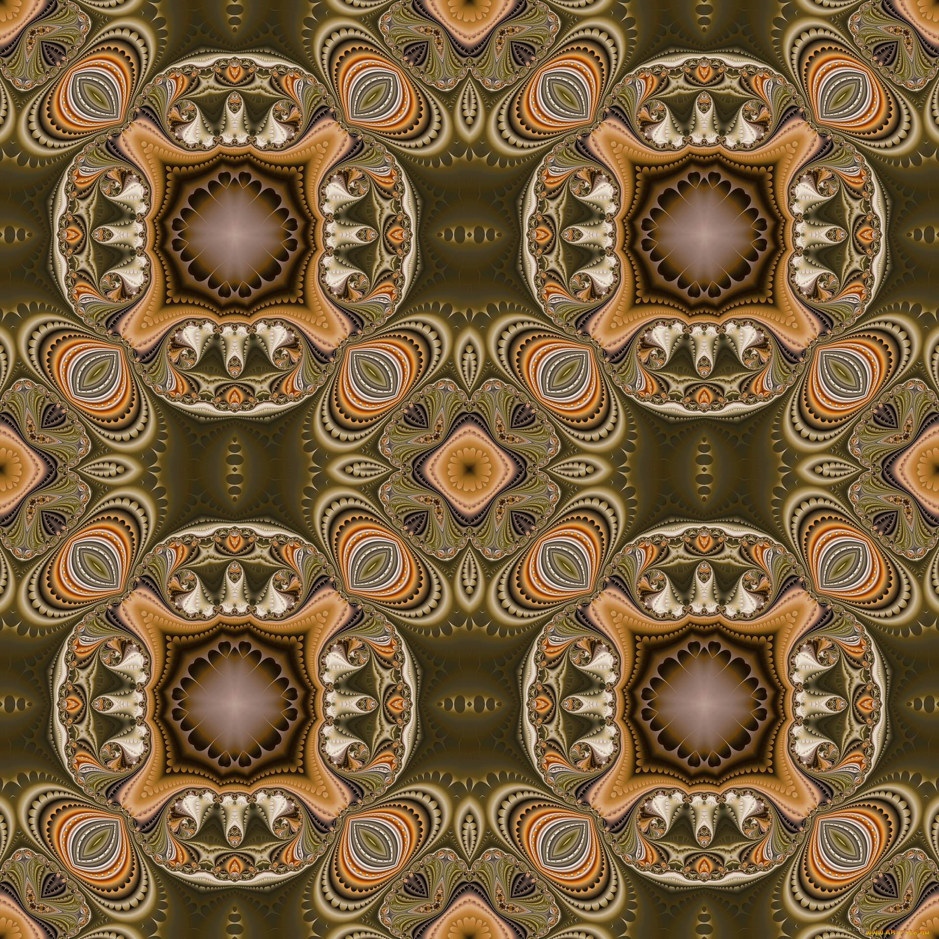 3д, графика, fractal, фракталы, узор, цвета