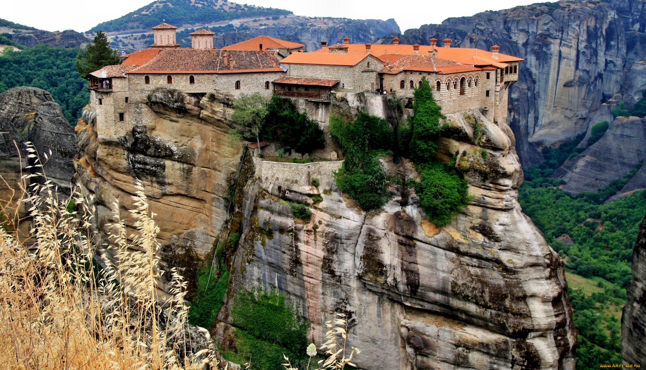 города, православные, церкви, монастыри, горы, скала, дома