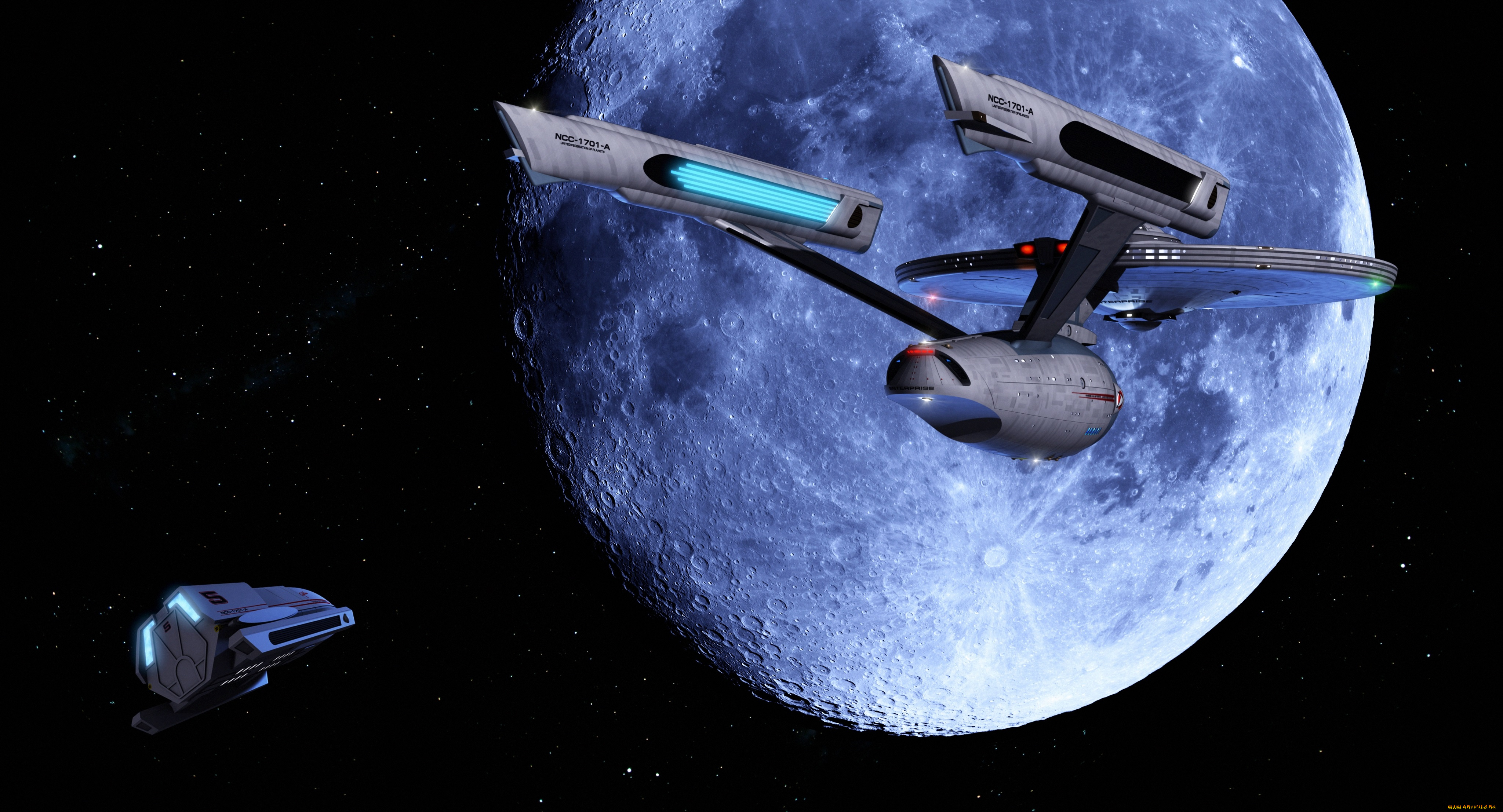 космос, арт, планета, звезды