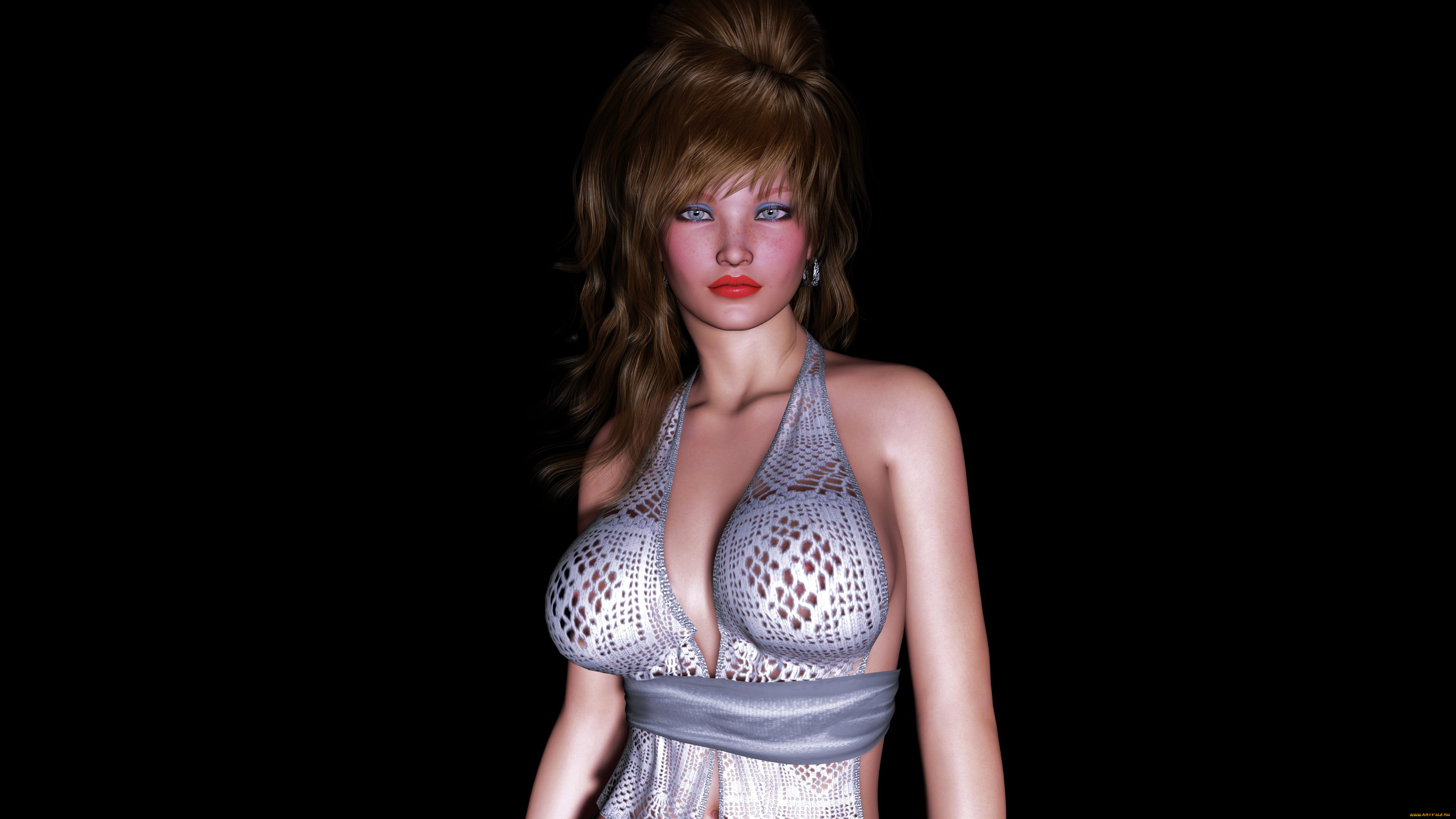 3д, графика, people, люди, взгляд