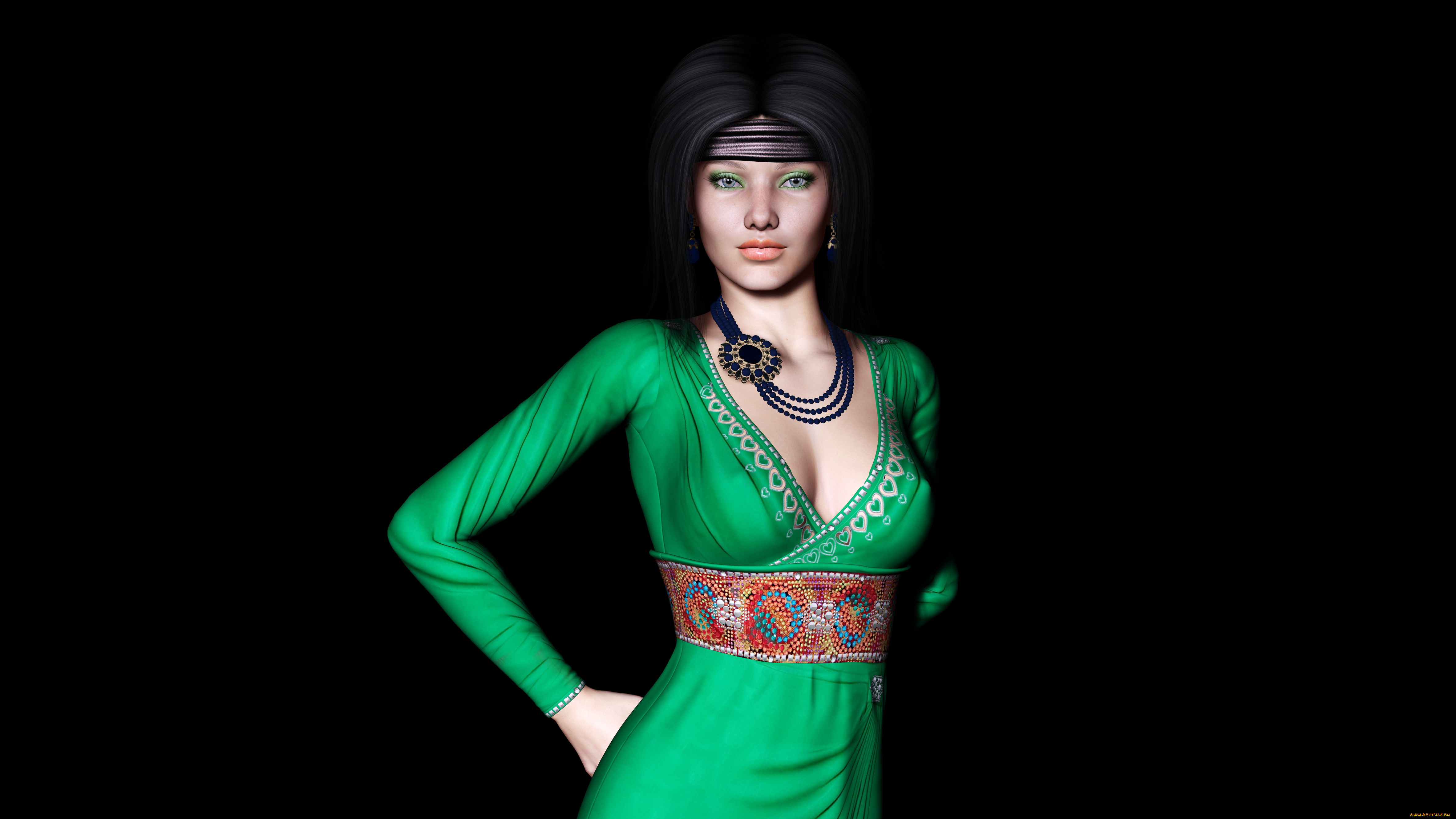 3д, графика, people, люди, взгляд