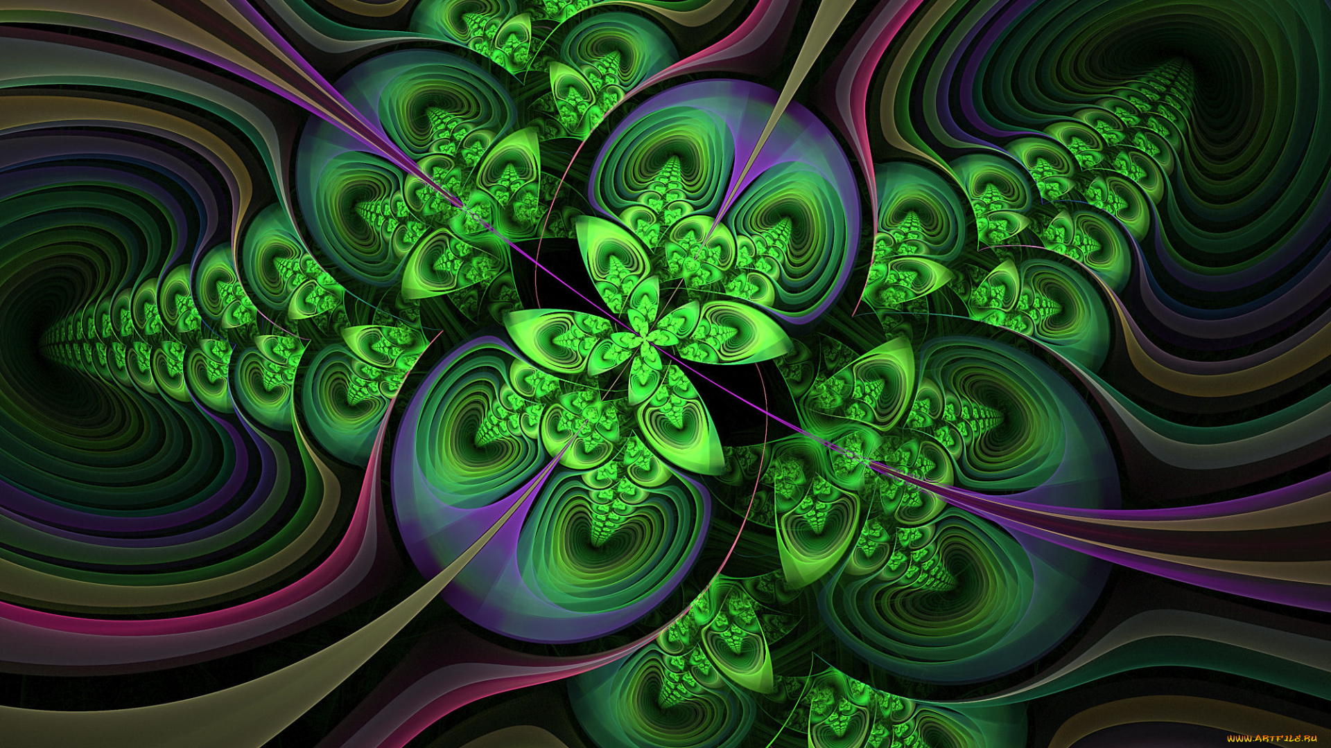 3д, графика, фракталы, , fractal, узор, фон, цвета