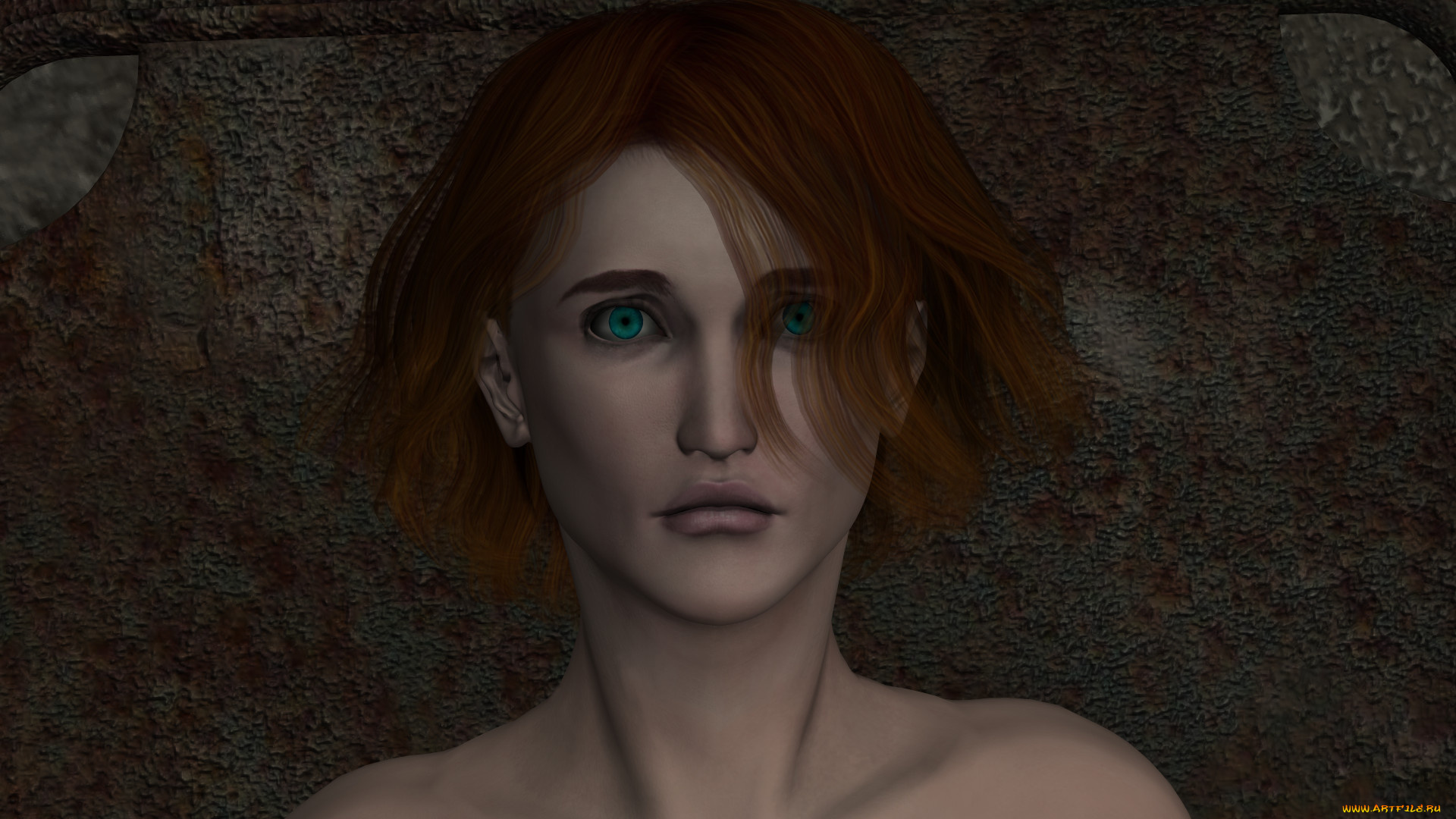 3д, графика, портрет, , portraits, фон, взгляд, девушка