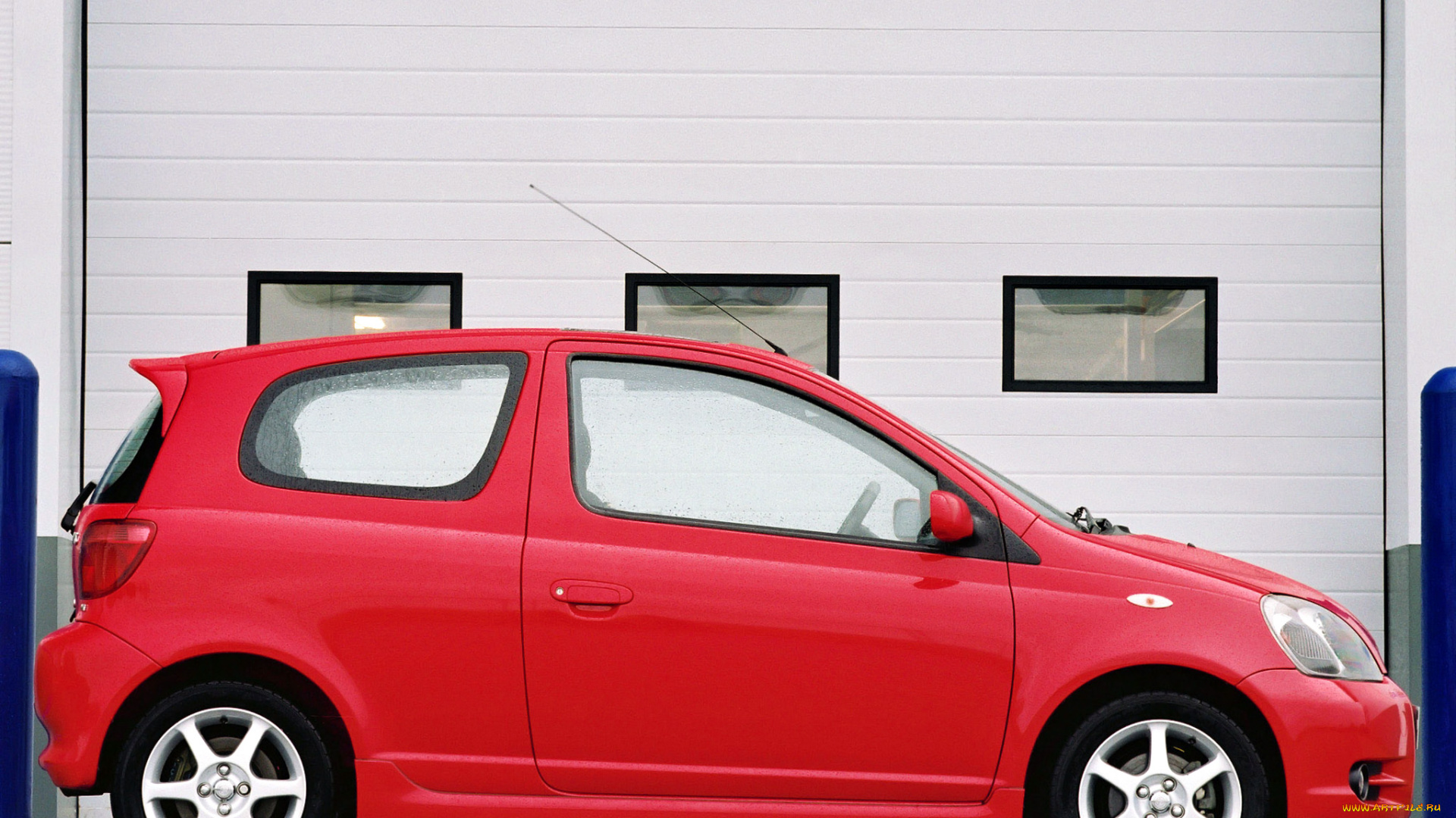 автомобили, toyota, yaris, t-sport, uk-spec, красный