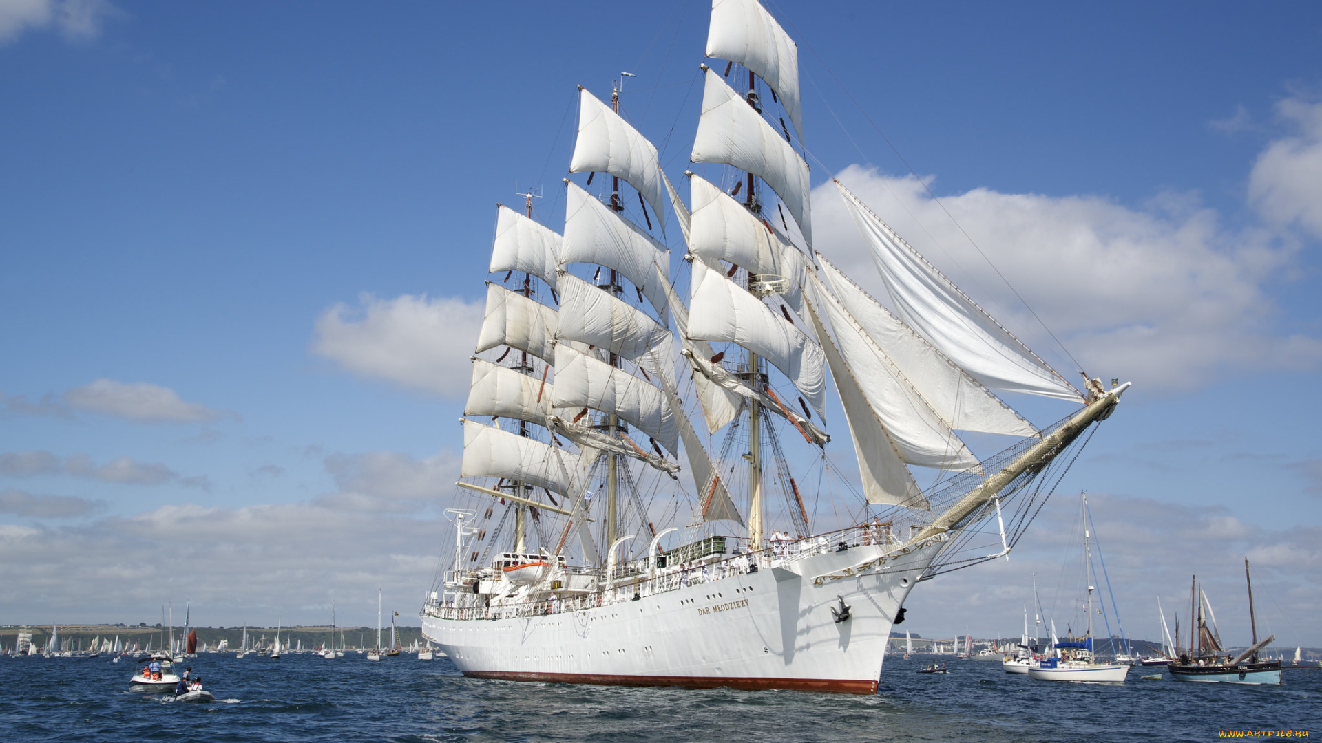 корабли, парусники, sea, парусник, море, sailing