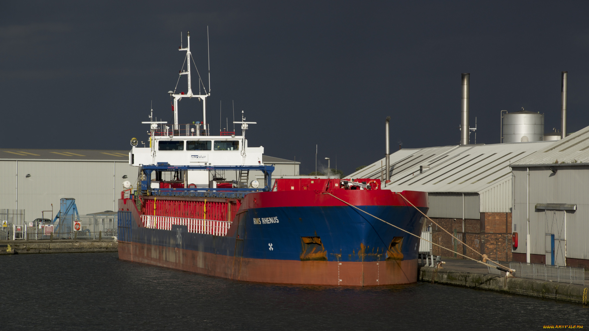 корабли, танкеры, берег, танкер, причал