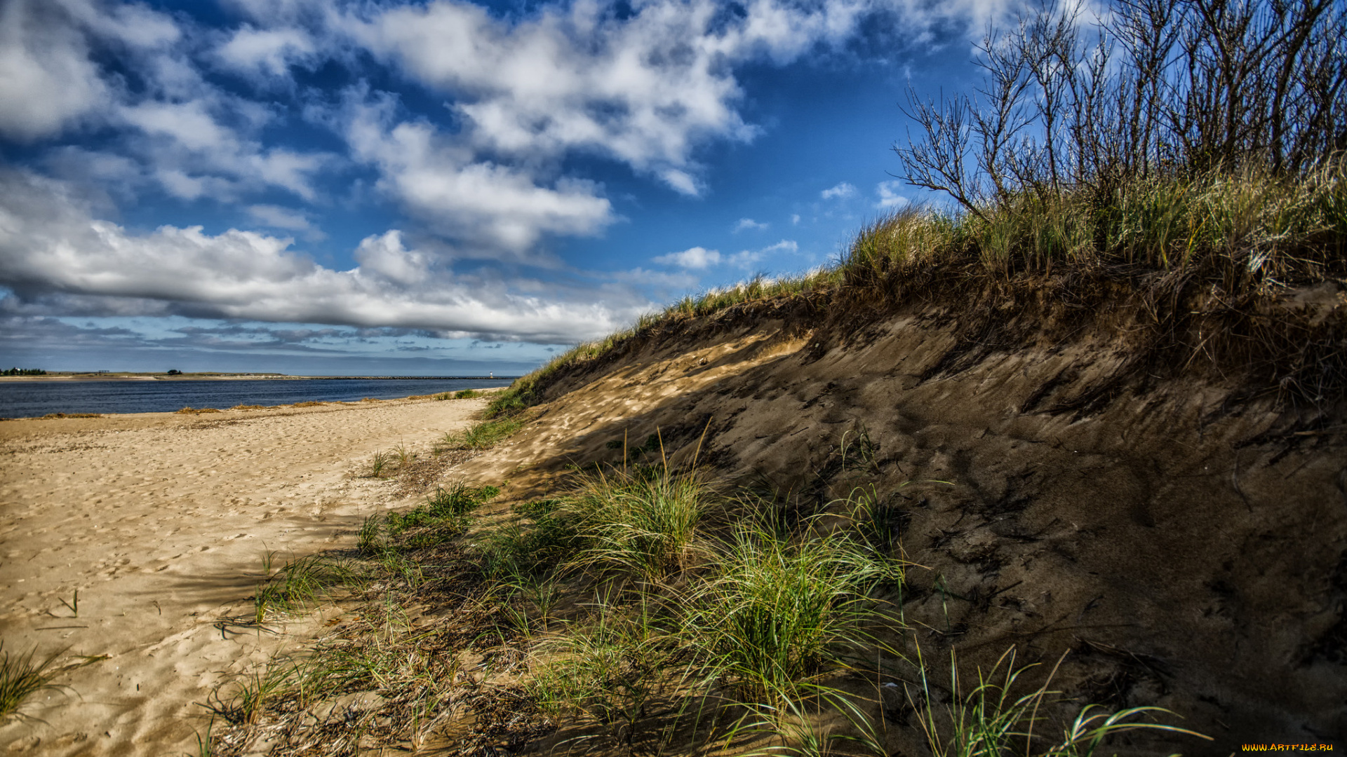 природа, побережье, берег, пляж