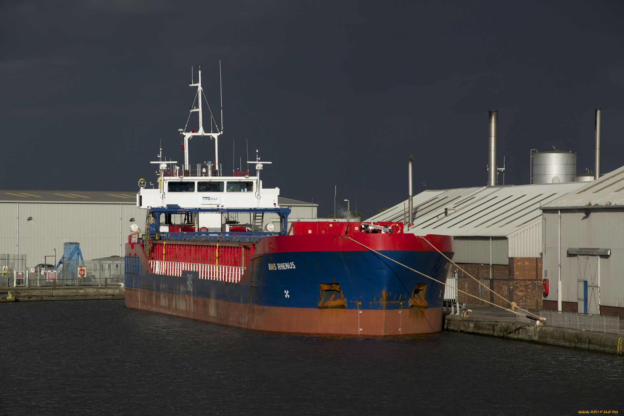 корабли, танкеры, берег, танкер, причал