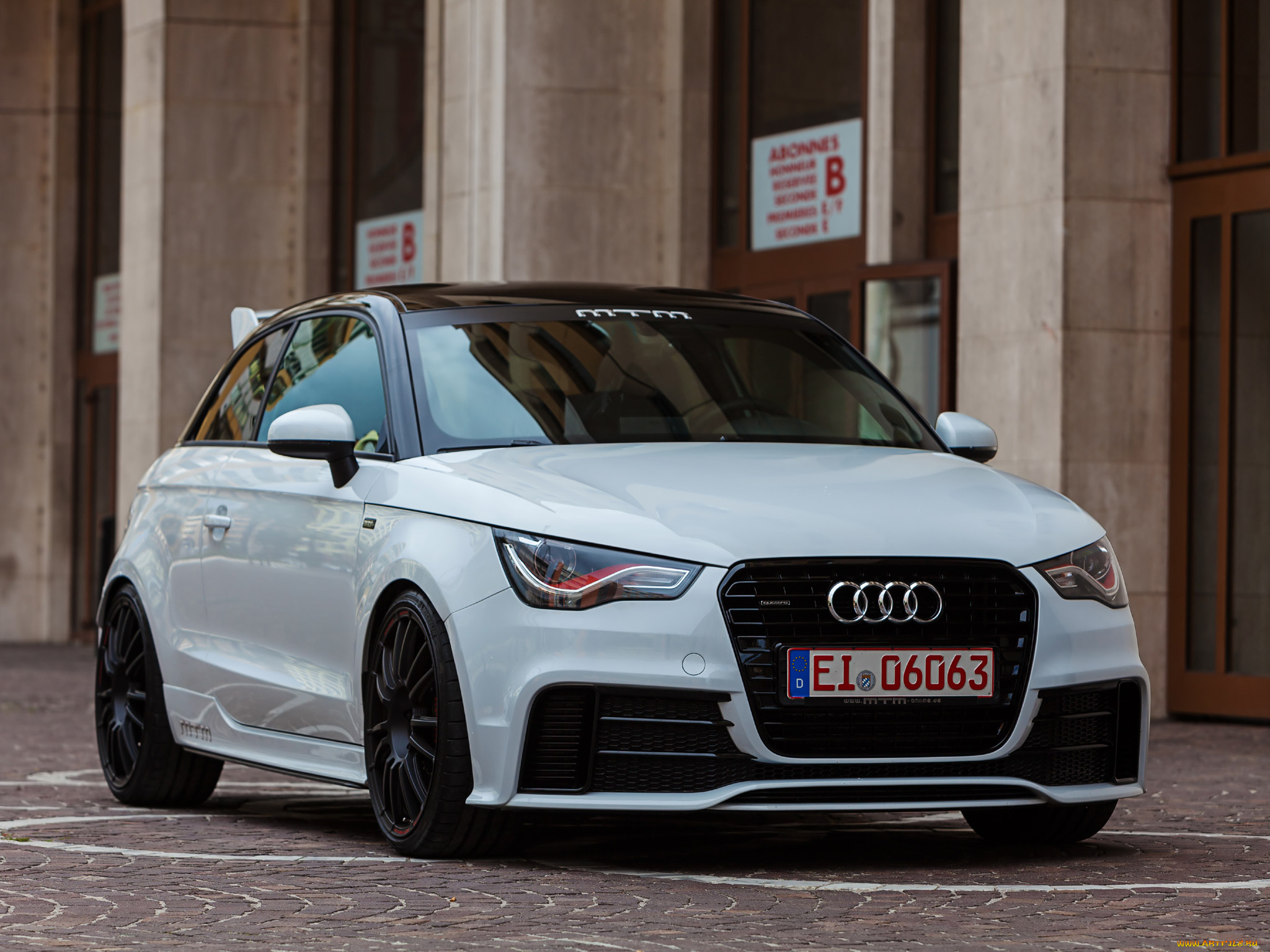 автомобили, audi, mtm, a1, 8x, 2013г, серый