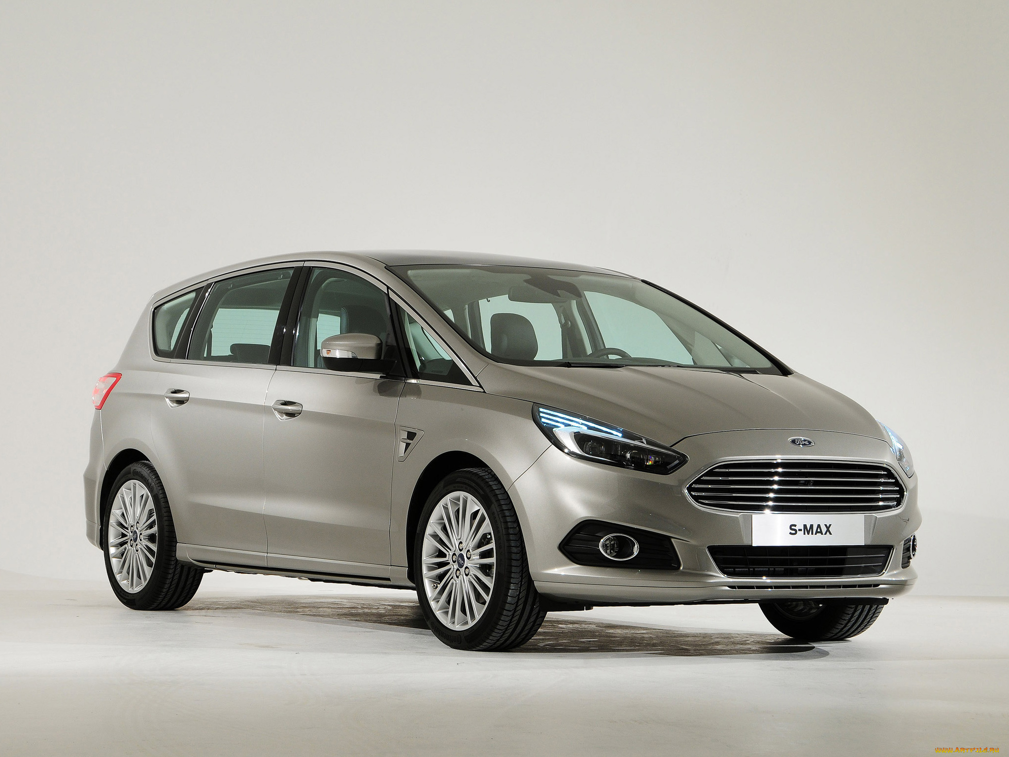 автомобили, ford, s-max, 2015г, серый