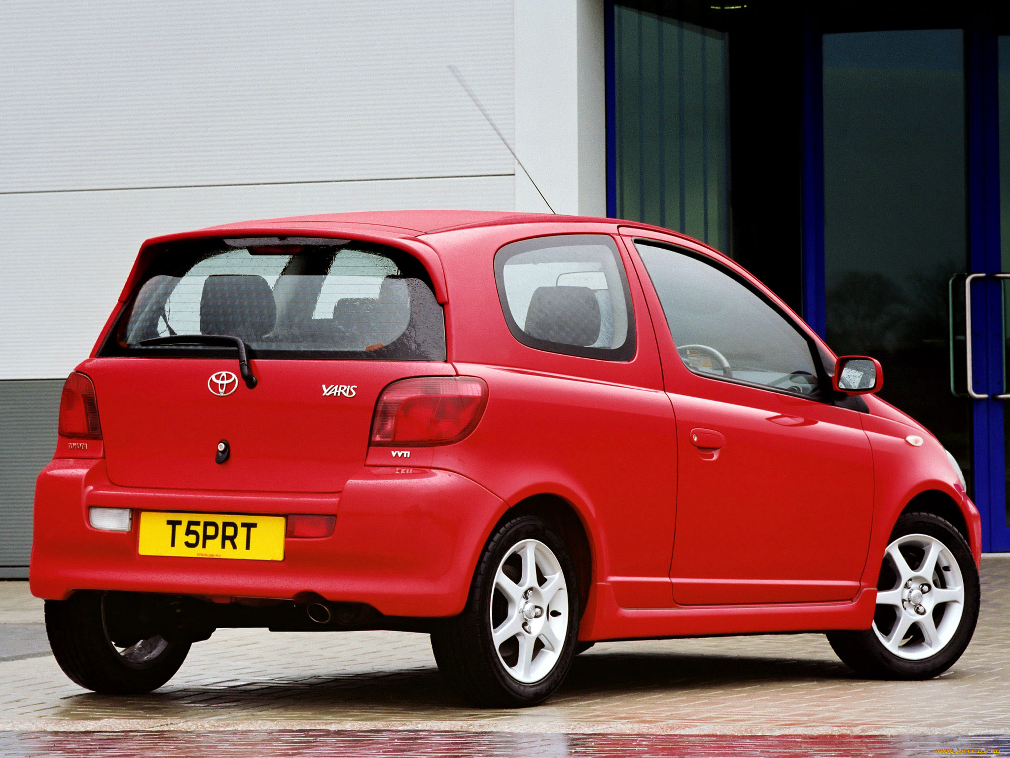 автомобили, toyota, yaris, t-sport, uk-spec, красный