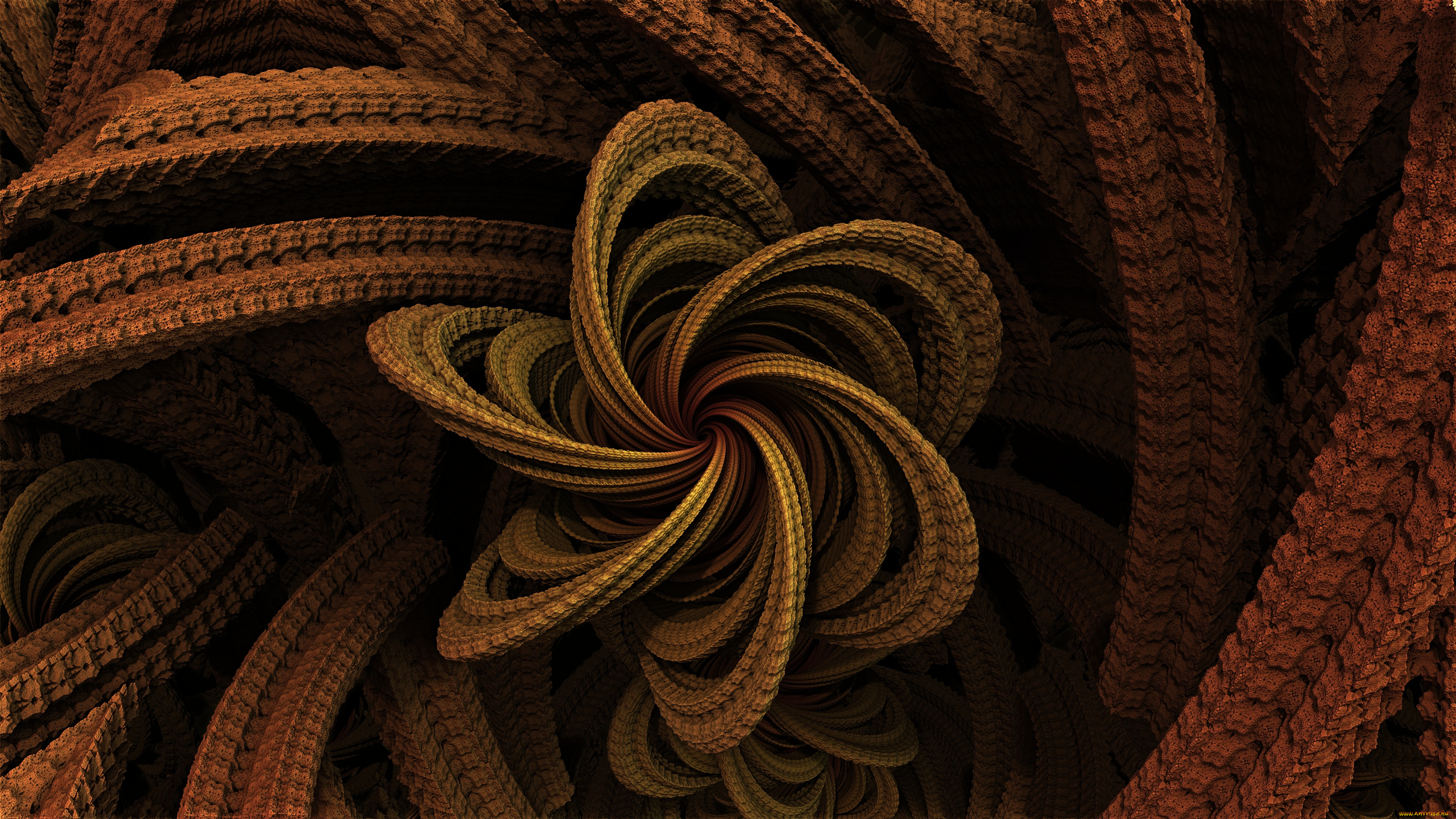 3д, графика, фракталы, , fractal, узор, фон, цвета