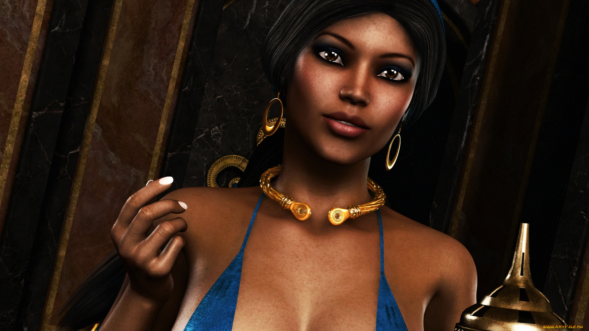 3д, графика, фантазия, , fantasy, взгляд, фон, девушка