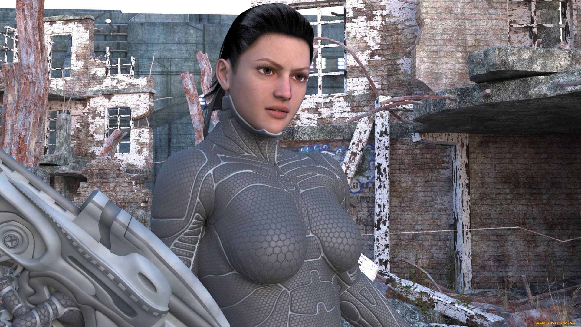 3д, графика, люди, , people, фон, взгляд, девушка