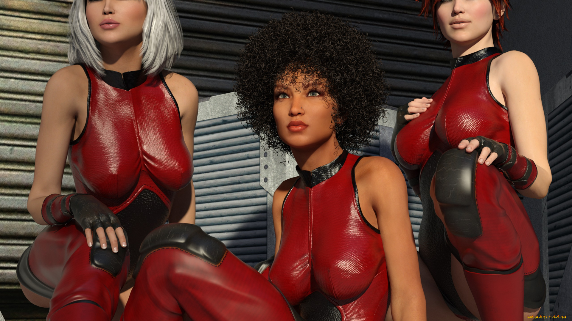 3д, графика, люди, , people, фон, взгляд, девушки