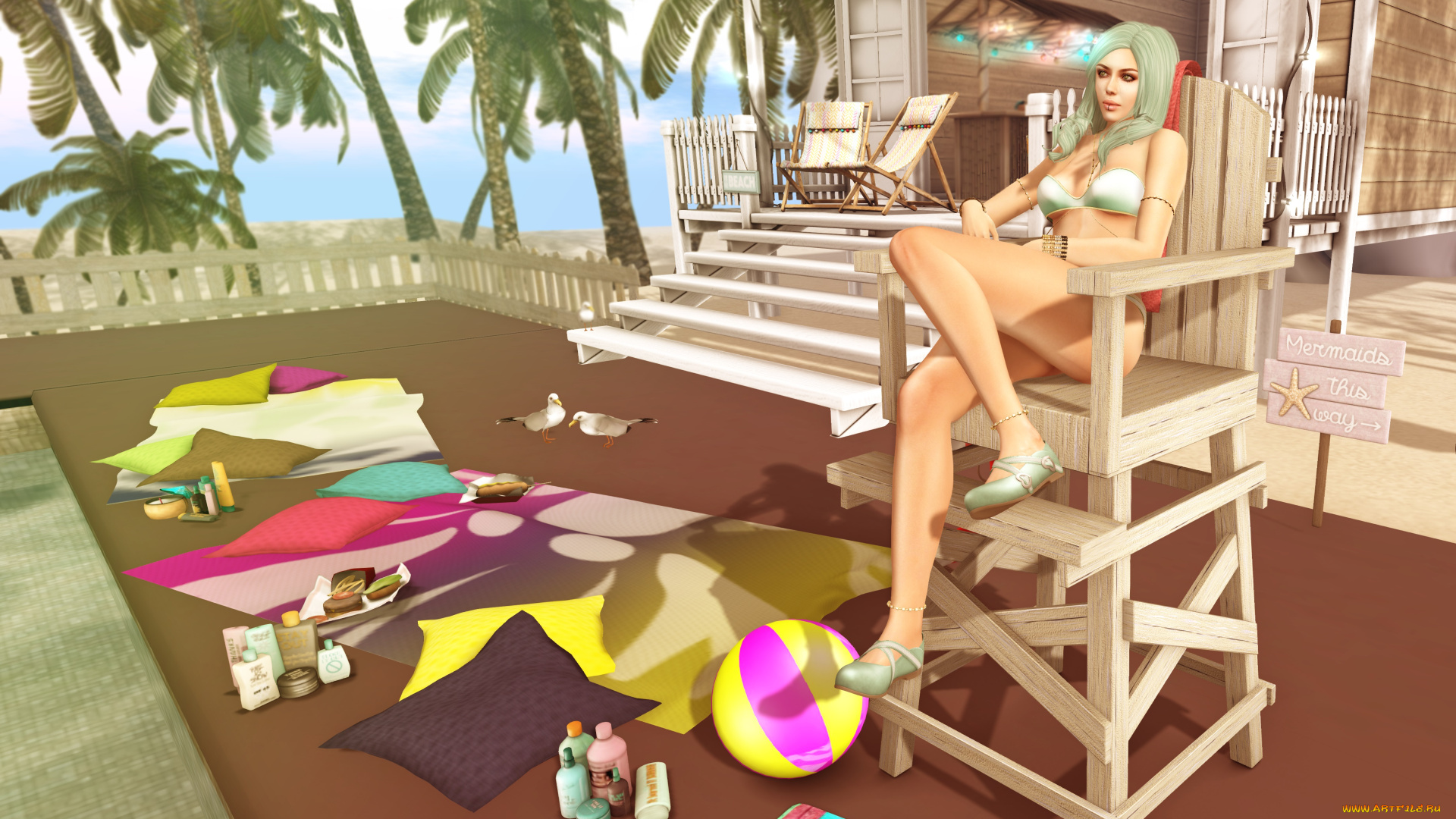 3д, графика, люди, , people, фон, взгляд, девушка